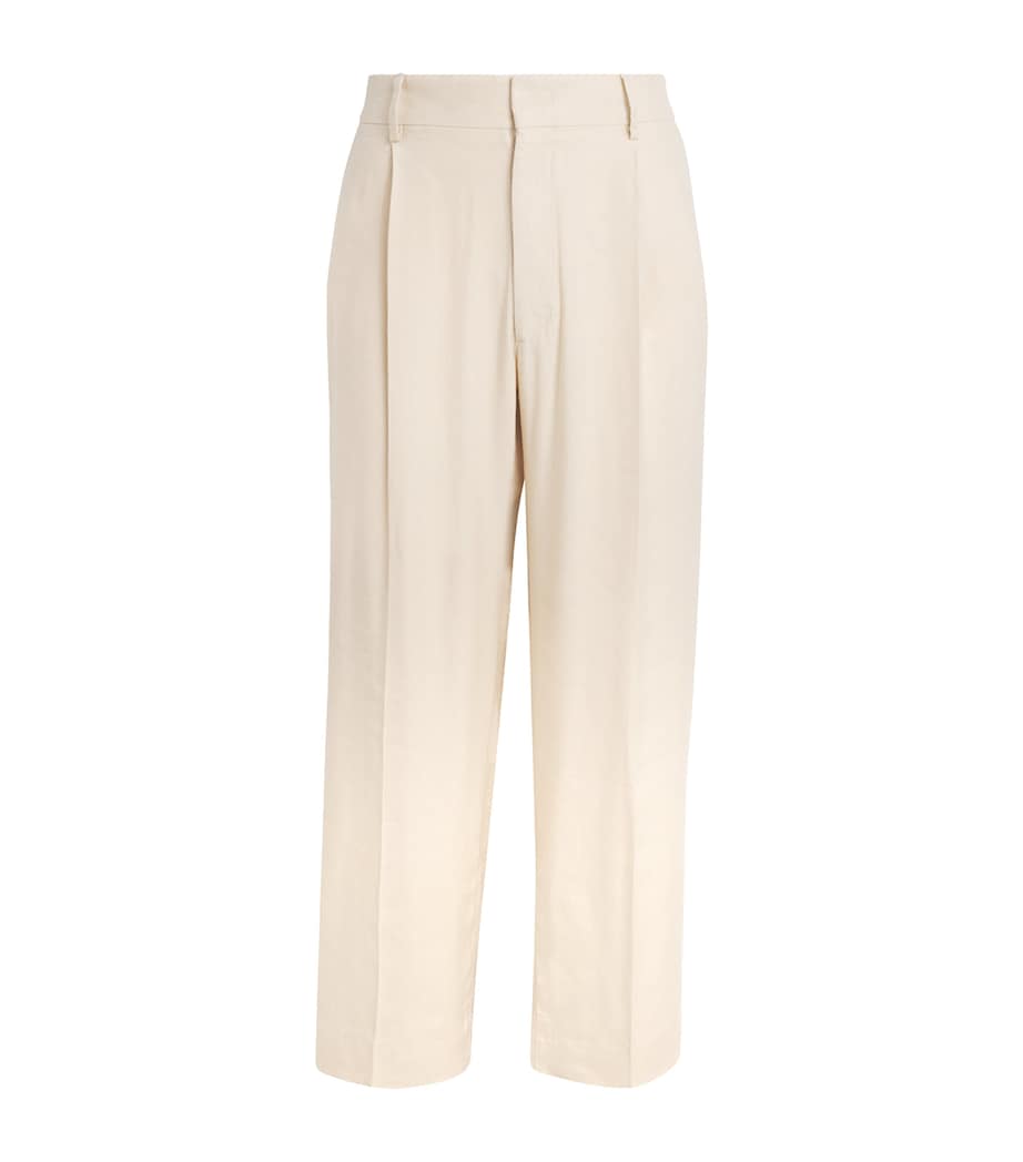 NN.07 Mens Kay Wide-Leg Trousers Ivory Image 1