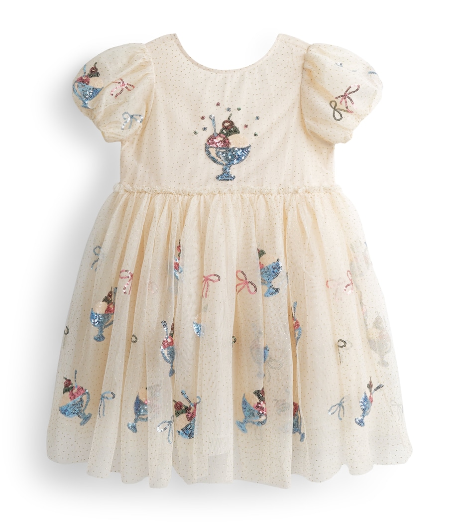 KONGES SLOJD Sequinned Yvonne Dress (18 Months - 10 Years) Gelato Image 1