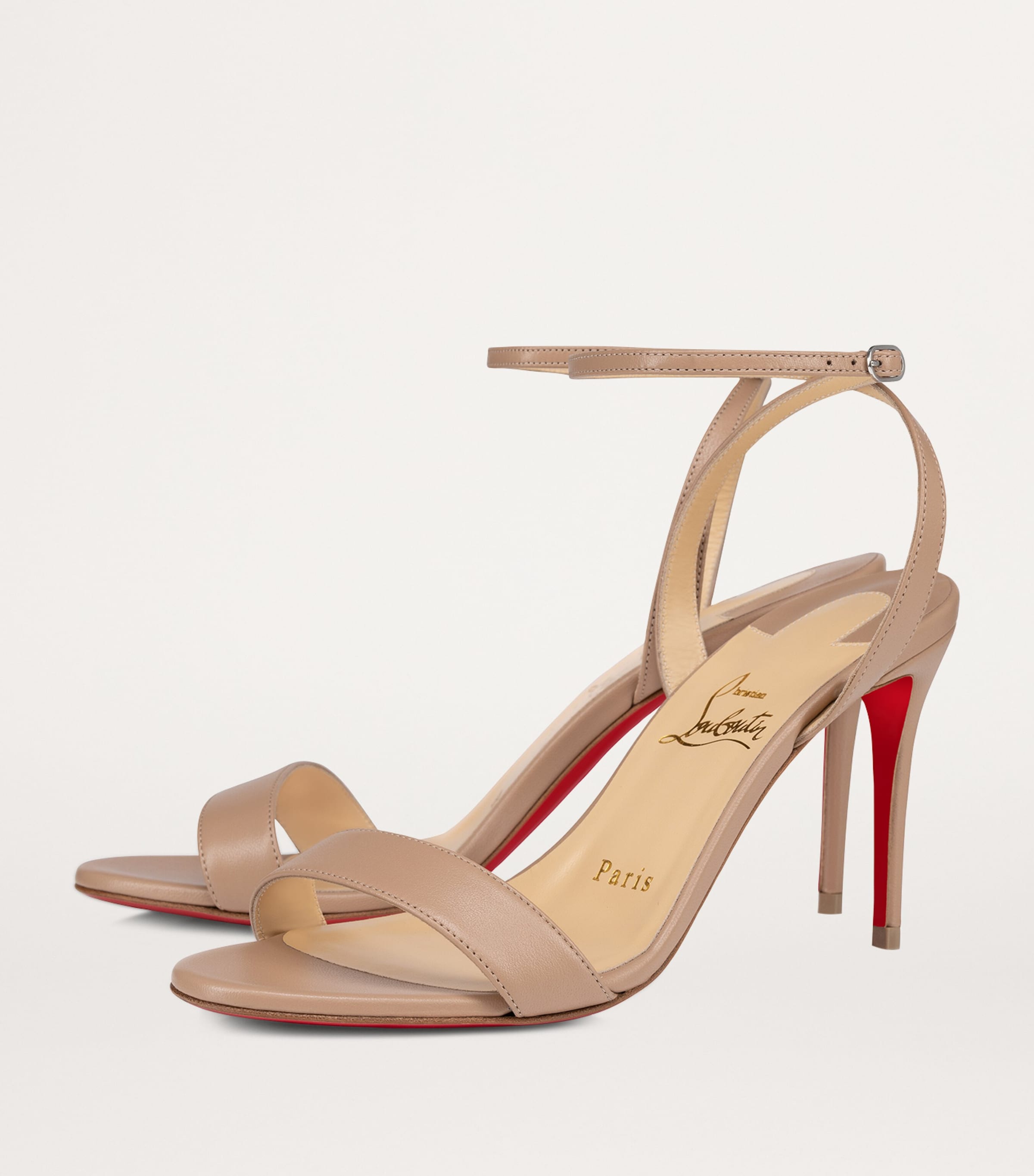 Christian Louboutin Red Loubigirl Leather Sandals 85 | Harrods US