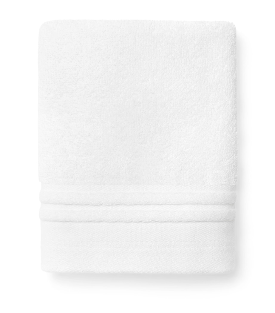 Cotton Aura Nuova Wash Cloth (12cm x 12cm) WHITE/WHITE Image 1