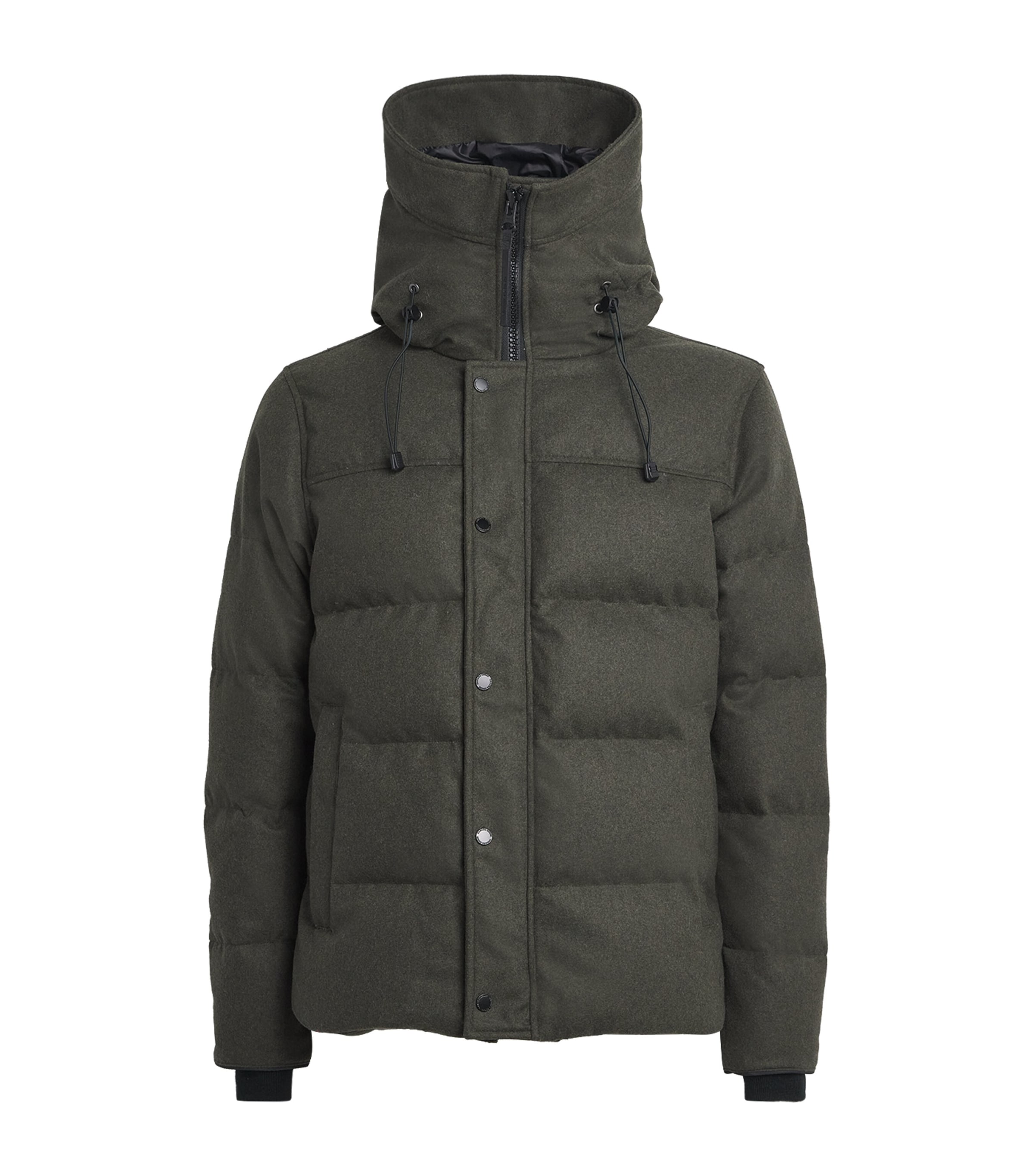 Canada Goose Down Dynaluxe Wool Macmillan Parka In Green