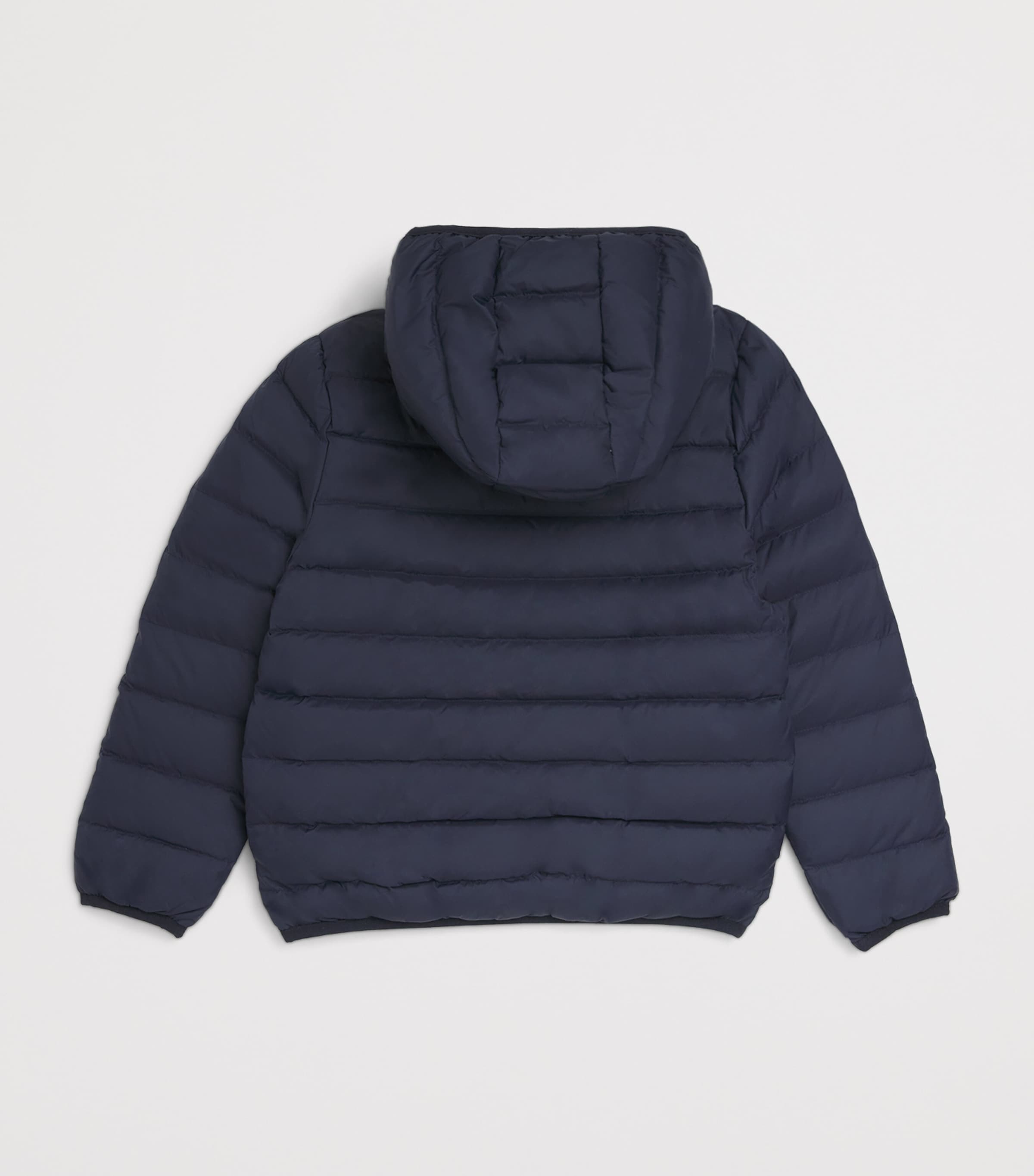 Reversible Down Logo Puffer Jacket (2-14 Years) NAVY  STONE Image 2