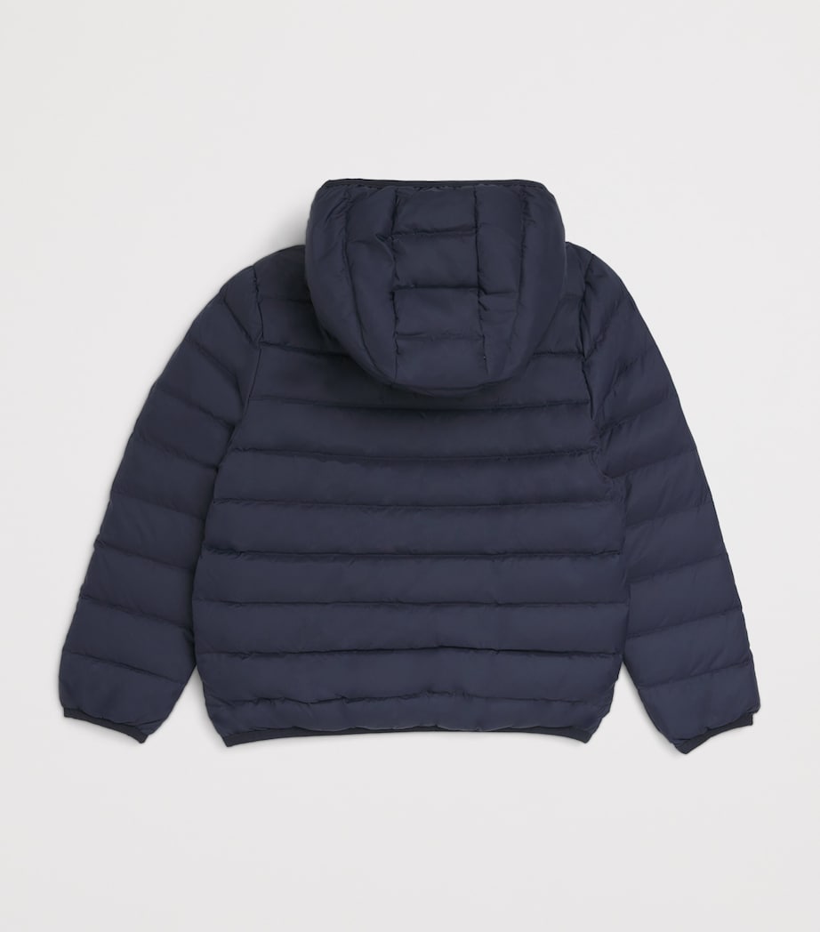 Reversible Down Logo Puffer Jacket (2-14 Years) NAVY  STONE Image 2
