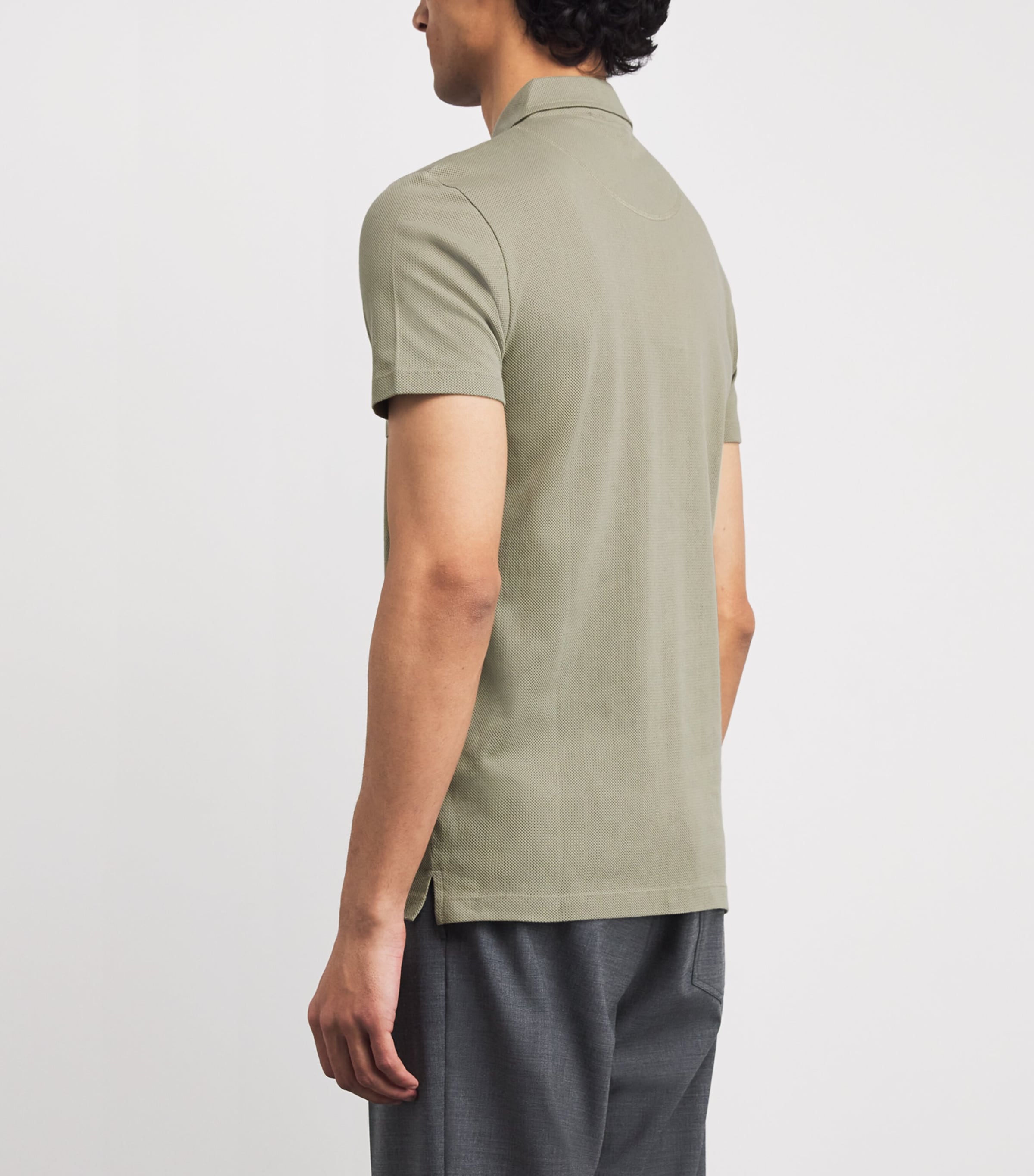 Supima Cotton Riviera Polo Shirt GNIX PISTACHIO26 Image 4