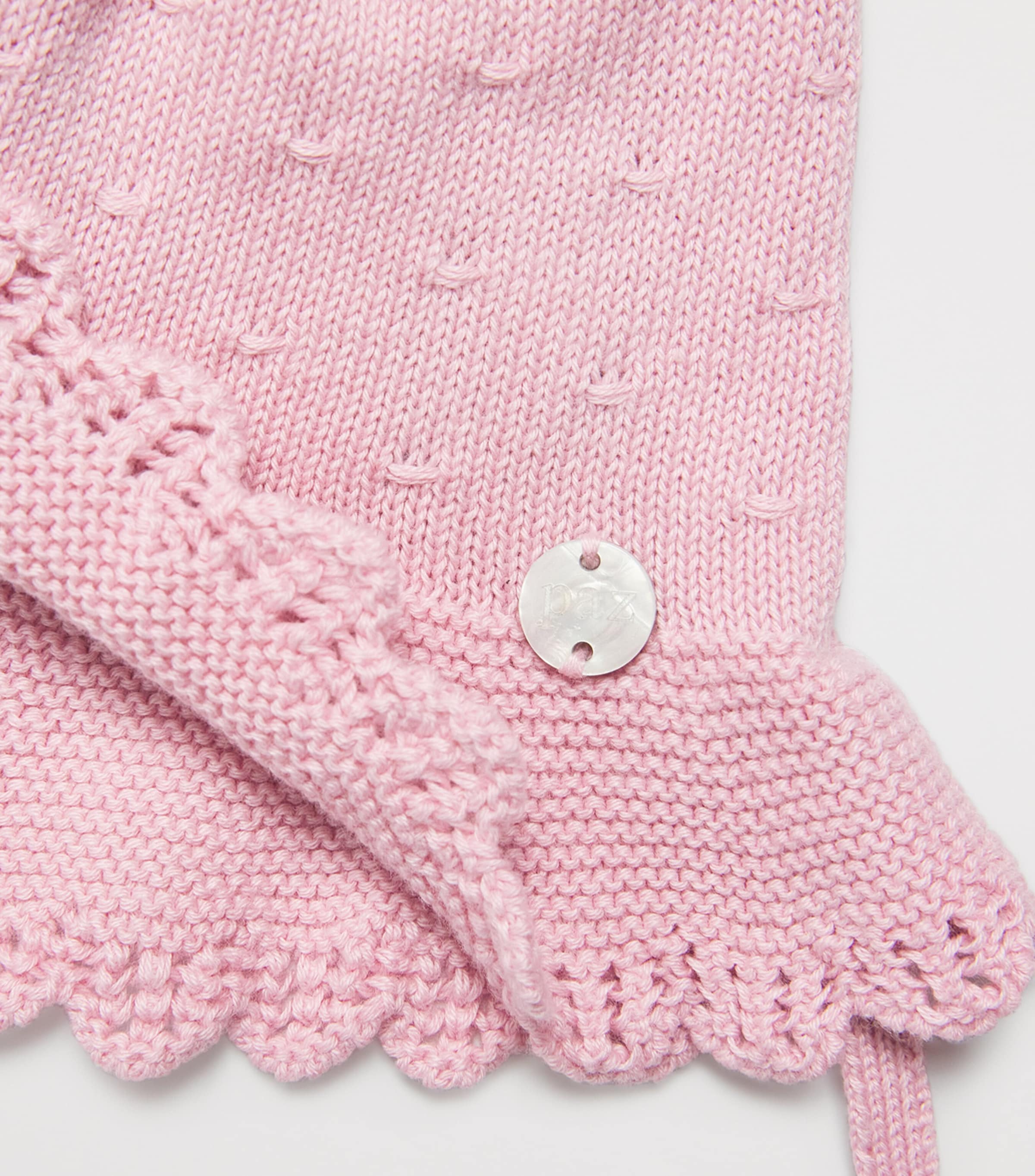 Cotton Knitted Hat 422 H82 DUNE PINK Image 3