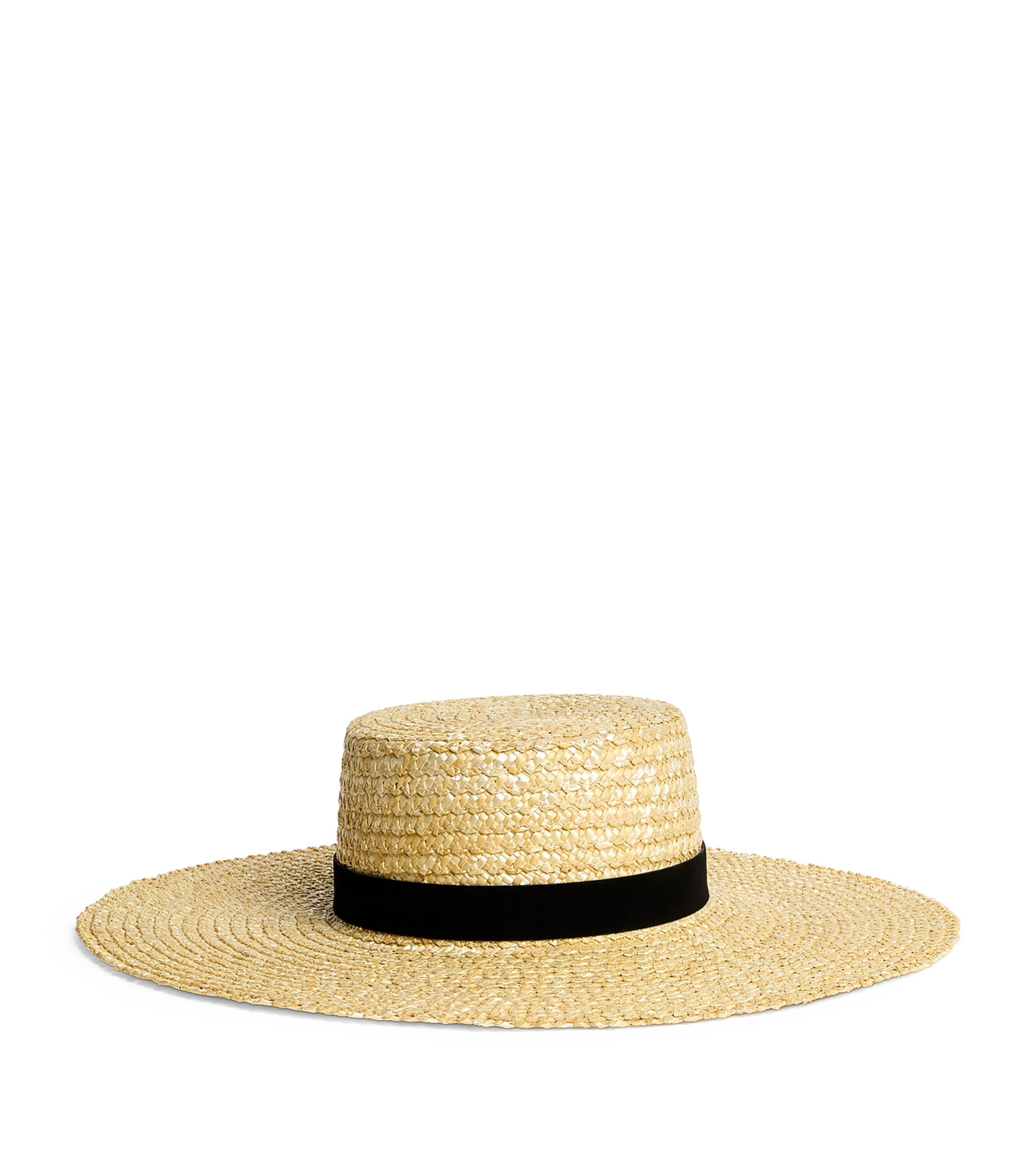 Lack Of Color Raffia Mira Boater Hat In Sand