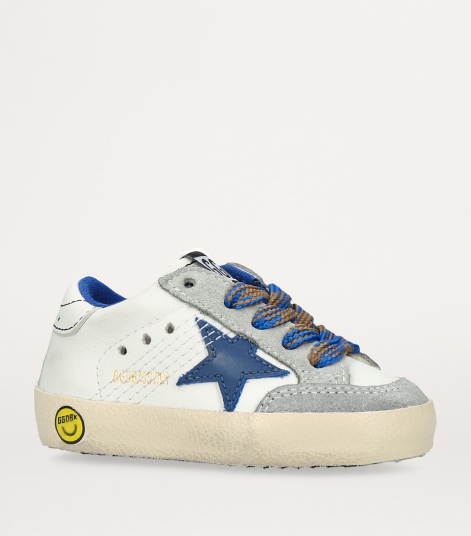 Leather Super Star Sneakers WHITE/NAVY Image 3
