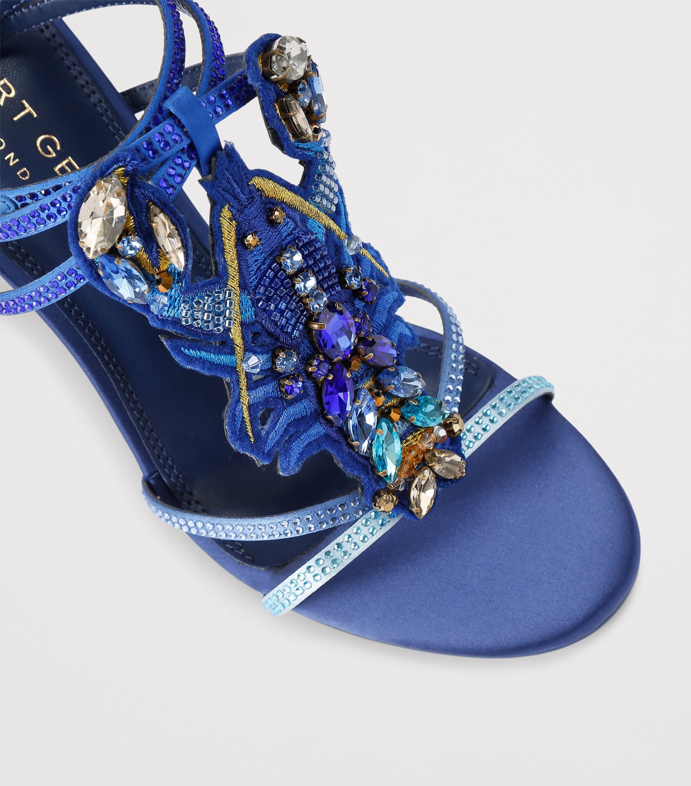 Kurt Geiger London Lobster Heeled Sandals Blue Image 2