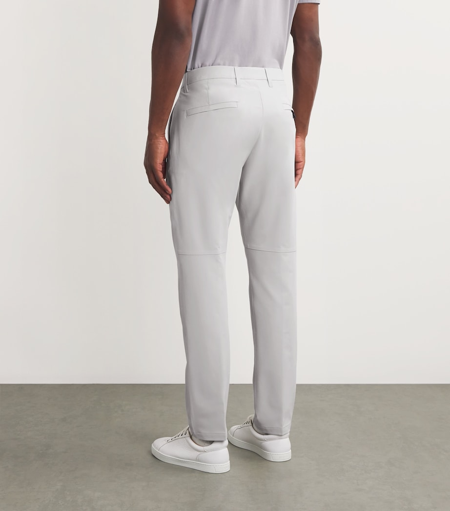 High-Stretch Commuter Trousers PASTEL GREY Image 4