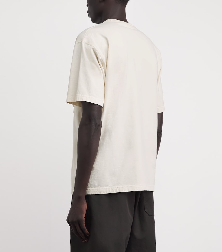 Stone Island Mens Cotton Logo-Pocket T-Shirt Image 5