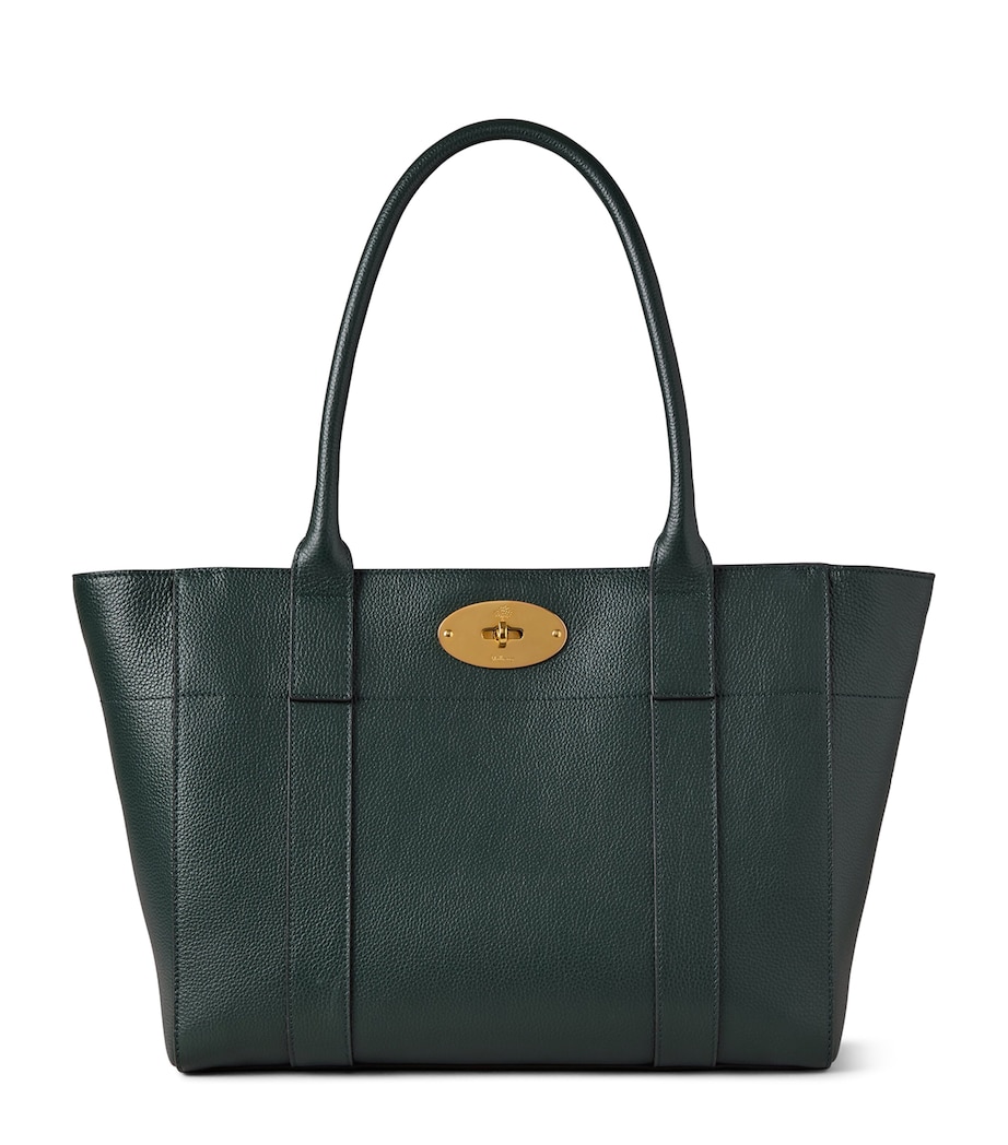 Leather Bayswater 9 to 5 Tote Bag MULBERRY GREEN Image 1