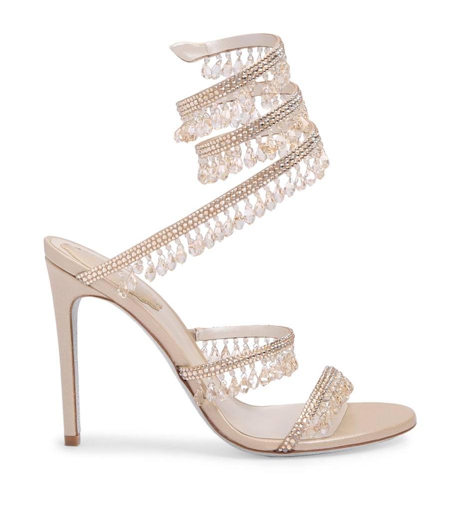 Embellished Chandelier Sandals 105 BLUSH Image 3