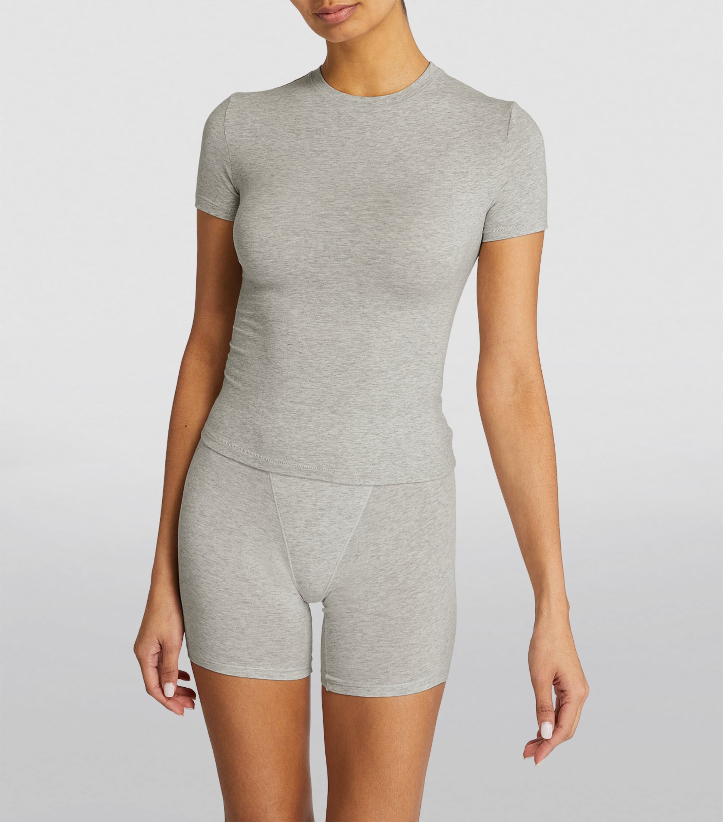 Short-Sleeve T-Shirt LIGHT HEATHER GREY Image 3