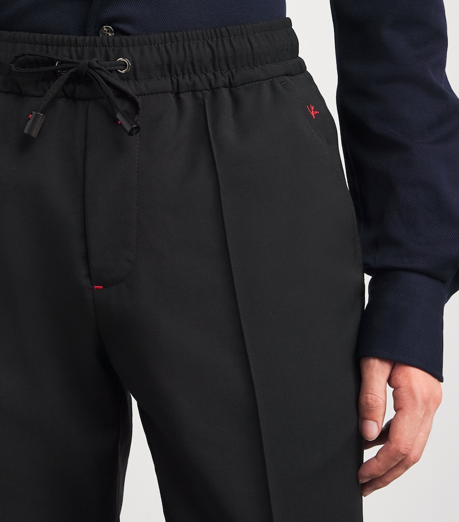 Wool-Mohair Drawstring Trousers 990 Image 6