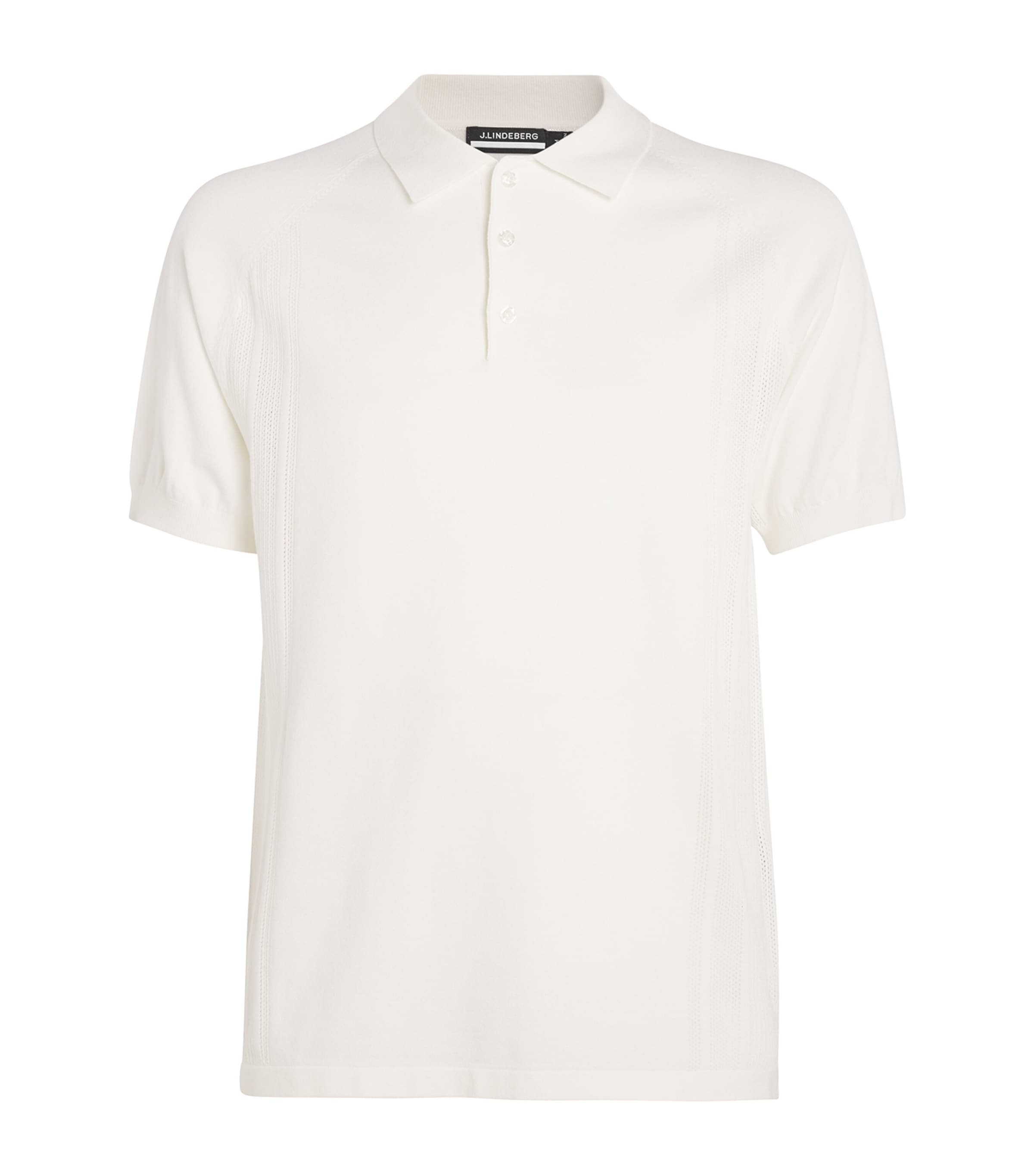 J. Lindeberg Short-sleeve Martines Polo Shirt In White