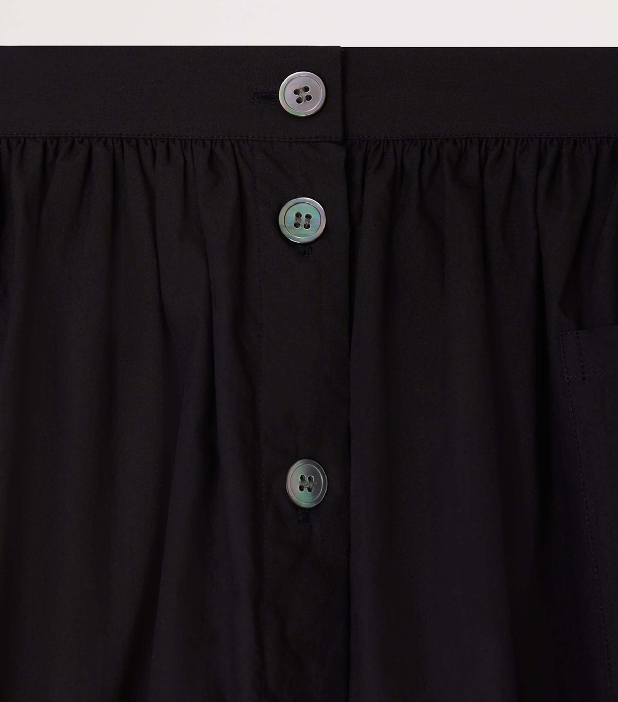 Bonpoint Cotton Heart Skirt (10-14 Years) Faux Noir Image 3