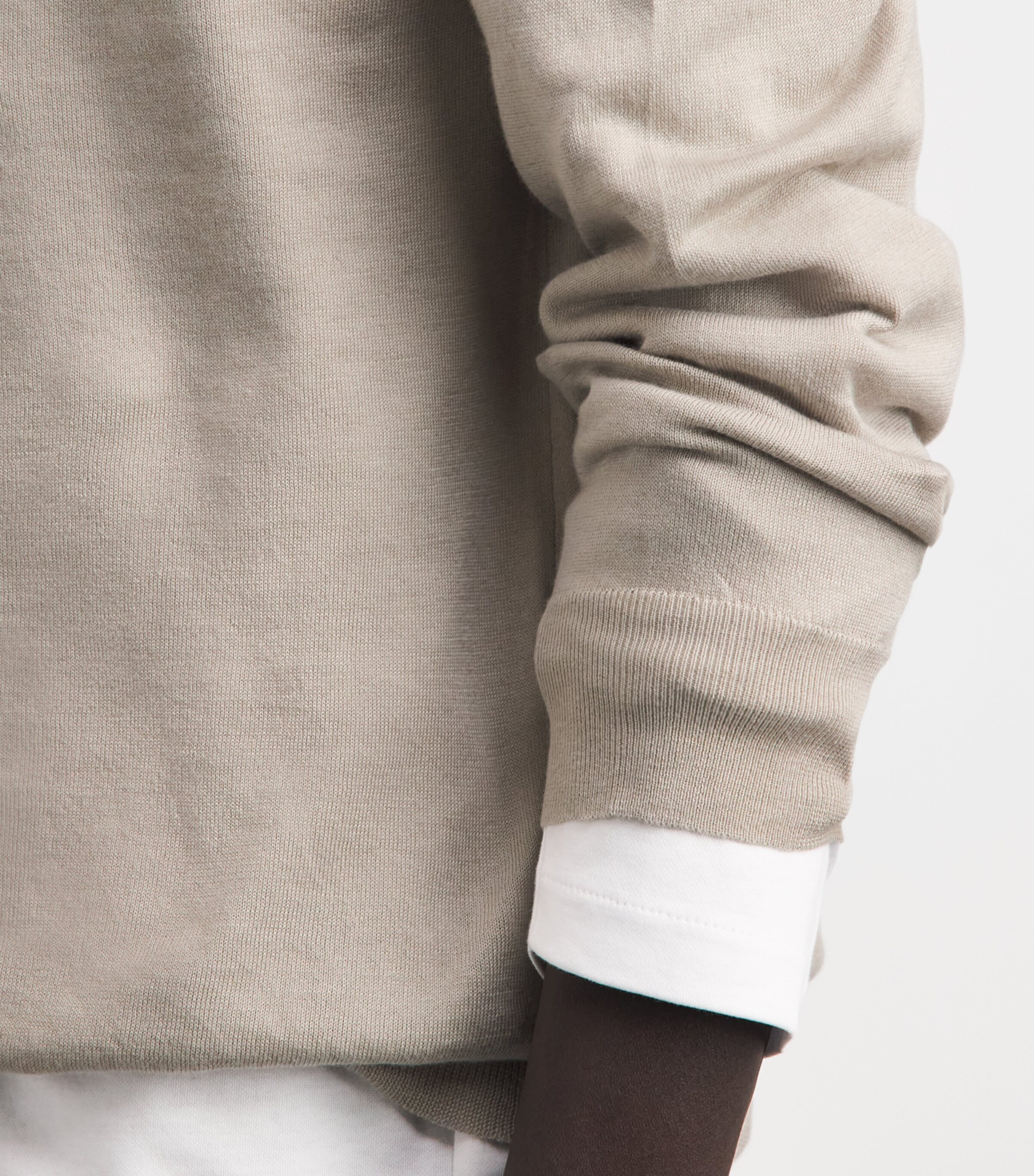 Sunspel Mens Sea Island Cotton-Cashmere Sweater Image 3