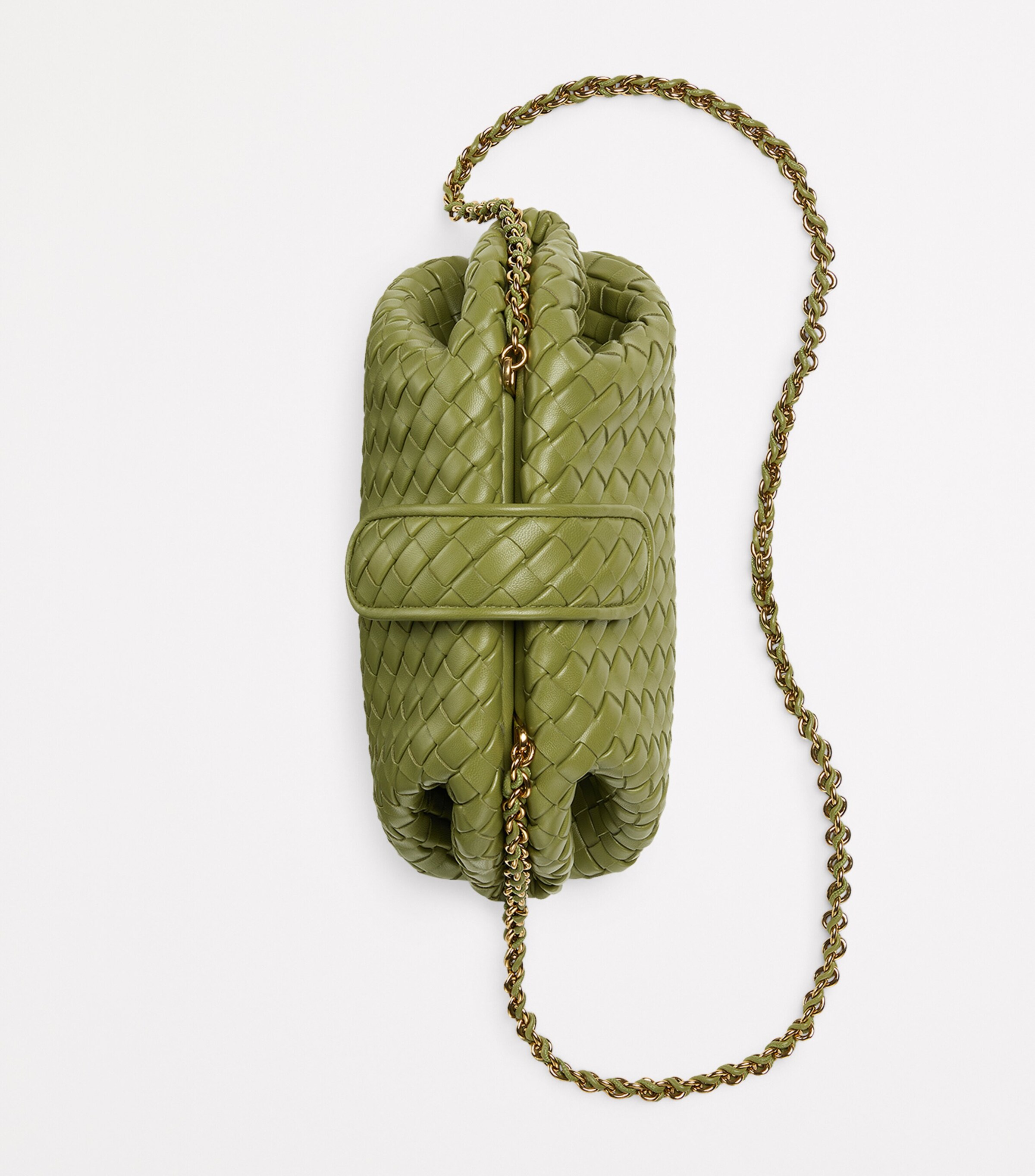 Bottega Veneta Small Leather Lauren 1980 Clutch Bag Image 4