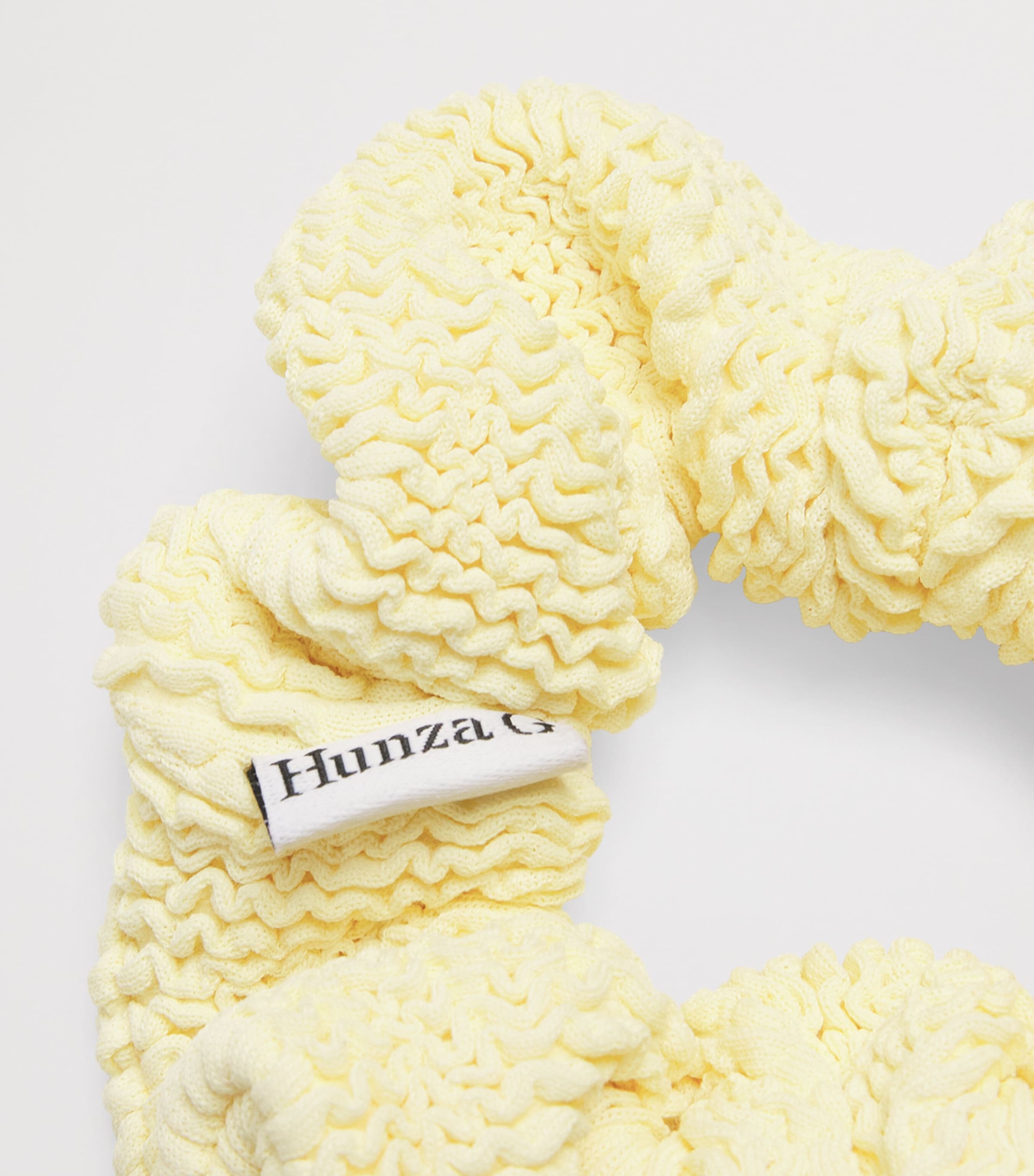 Hunza G Crinkle Scrunchie Butter Image 2