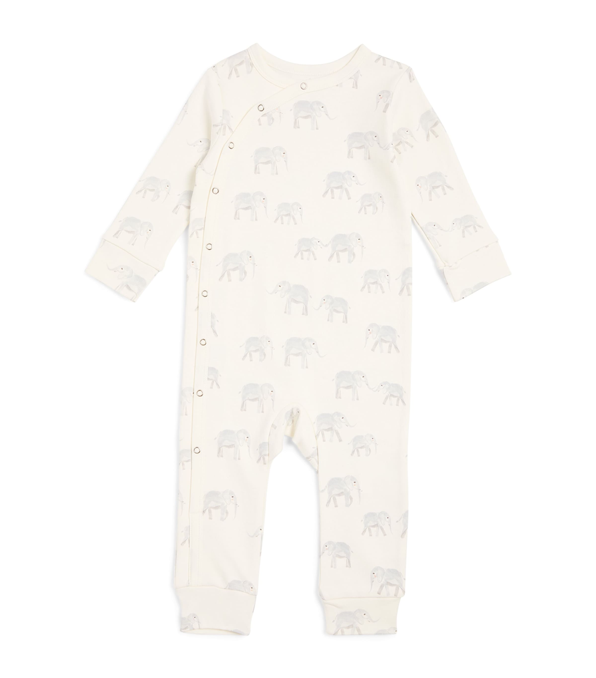 Pehr Cotton Elephant Print Playsuit