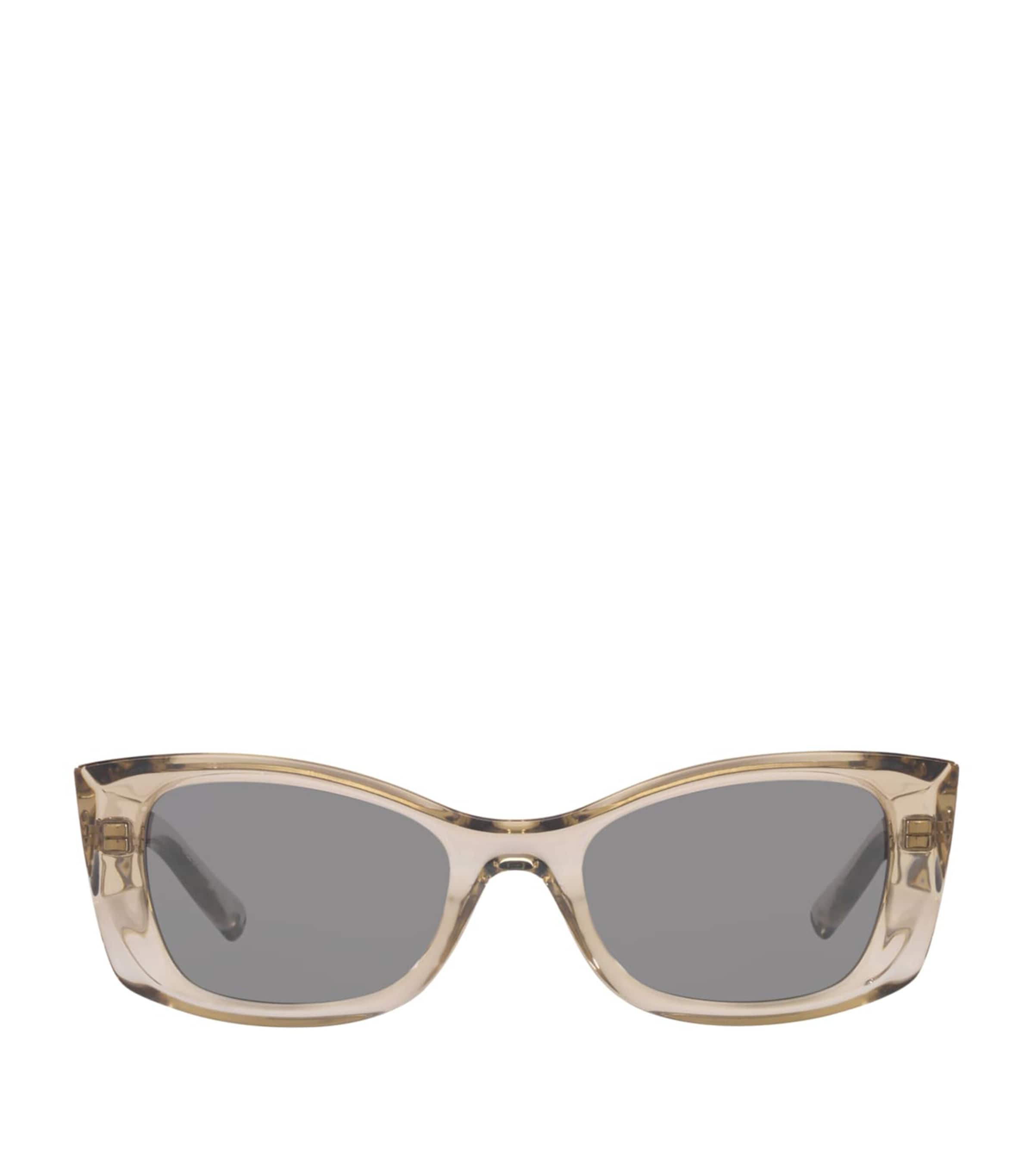 Saint Laurent Injected 0ys000487 Sunglasses In Brown