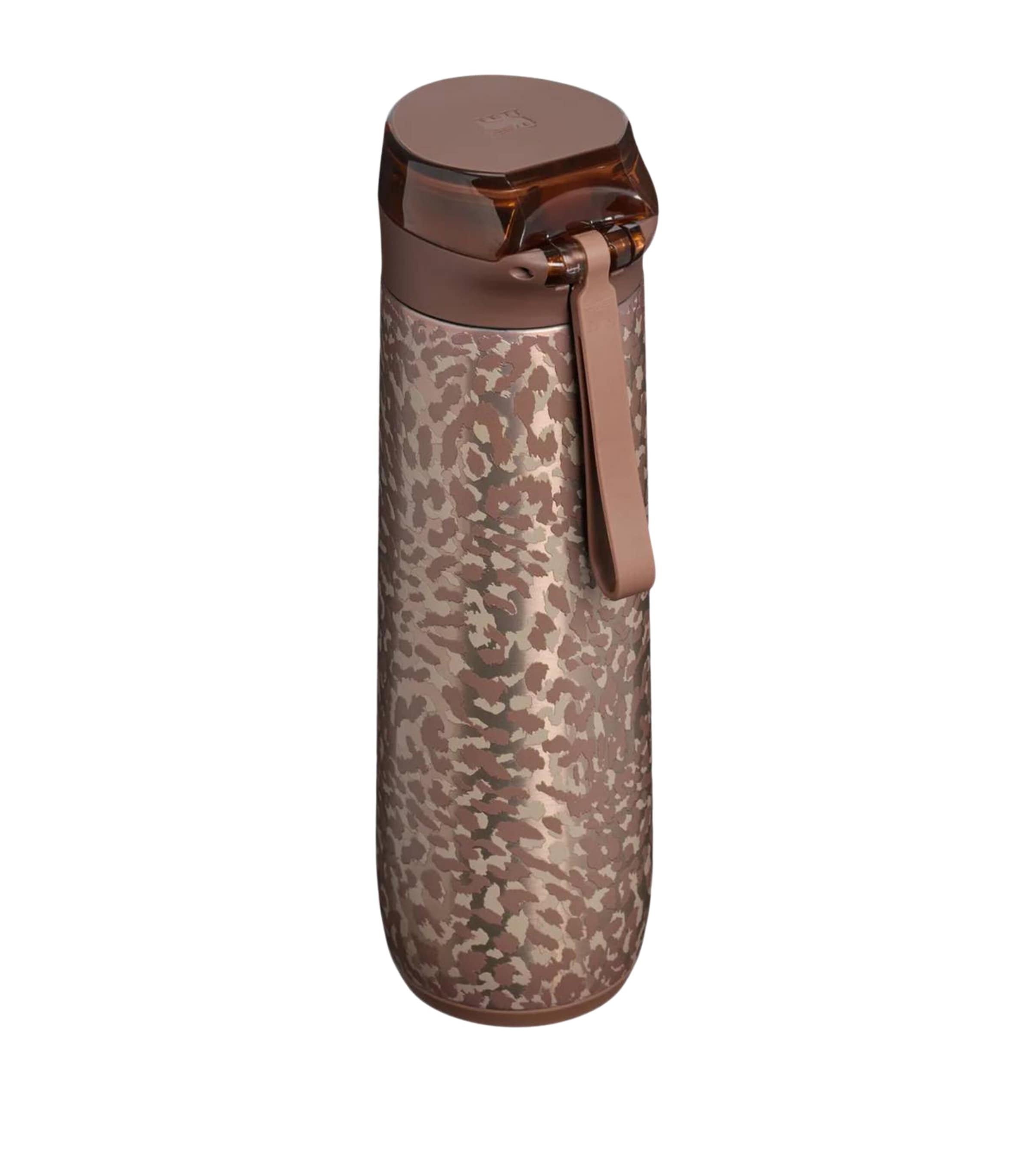 Stanley FlowState Spring Bottle (0.59L) Pale Gold Leopard Image 4