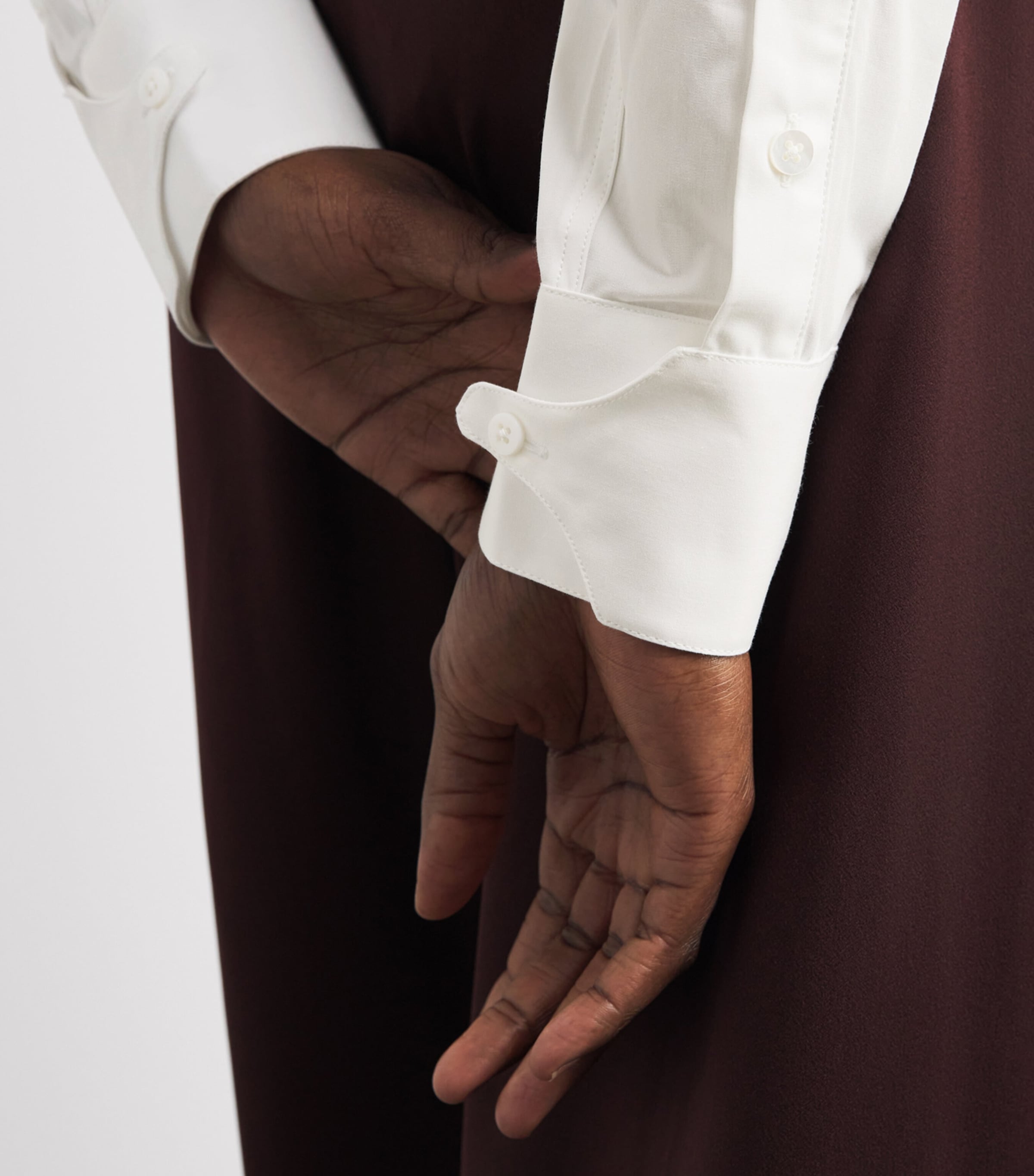 Organic Cotton Dress Shirt WHITE Image 6