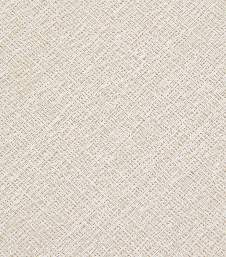 Bouclé Rectangular Placemat (36cm x 48cm) MARSHMALLOW Image 2