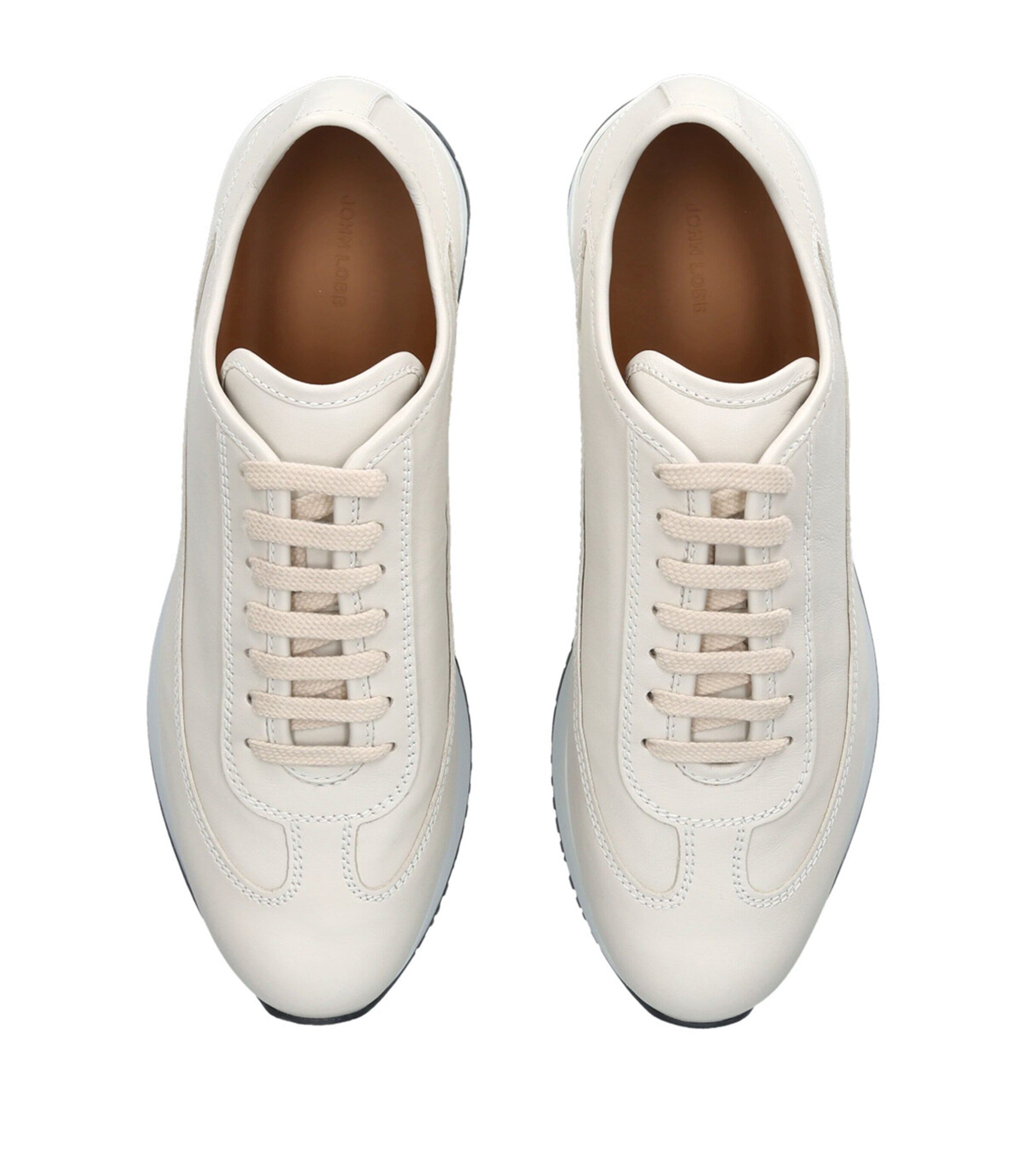 John Lobb Leather Hurlingham Runner Sneakers Beige Image 4