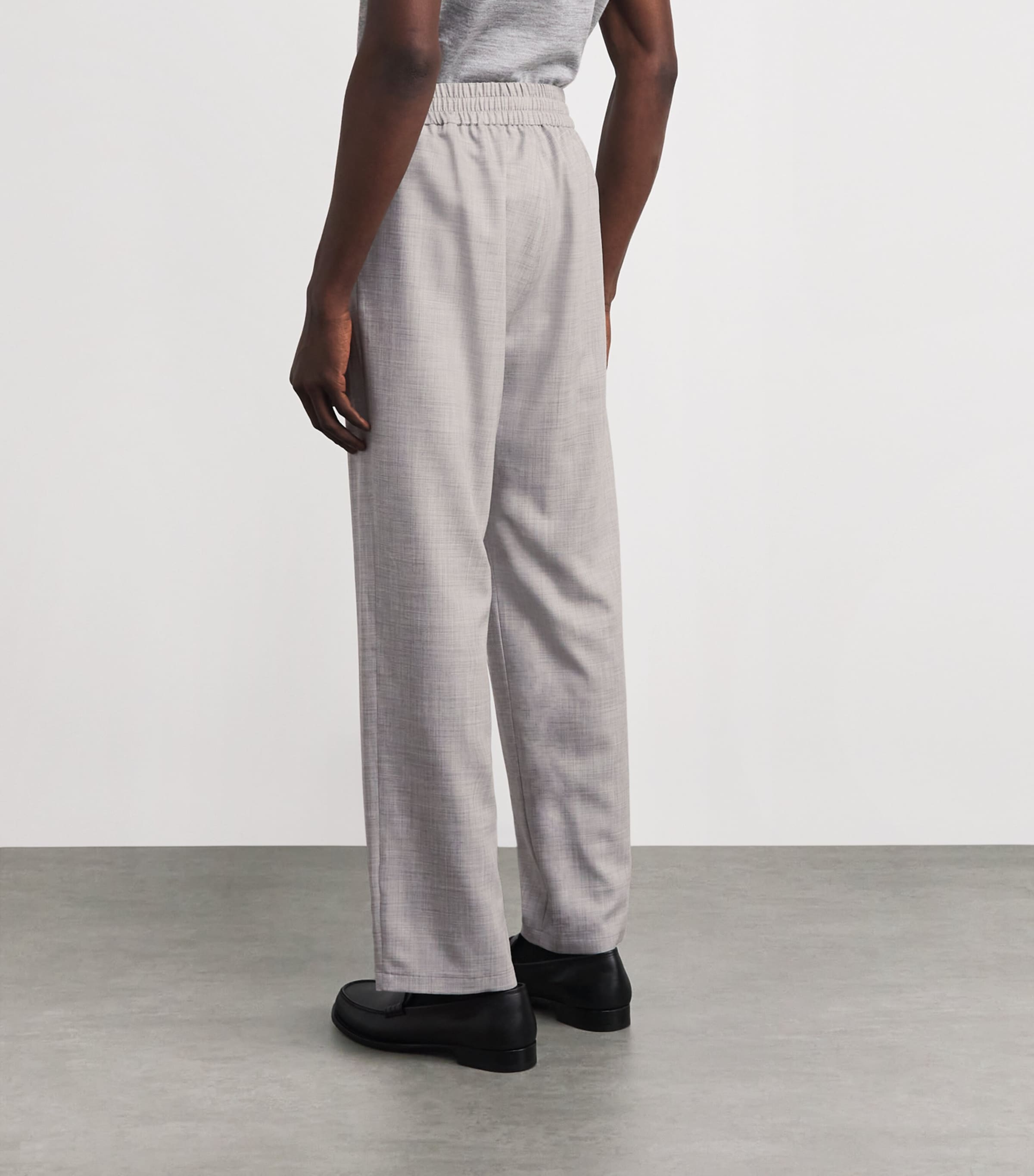 Cashmere-Linen Trousers 22 GREY Image 4