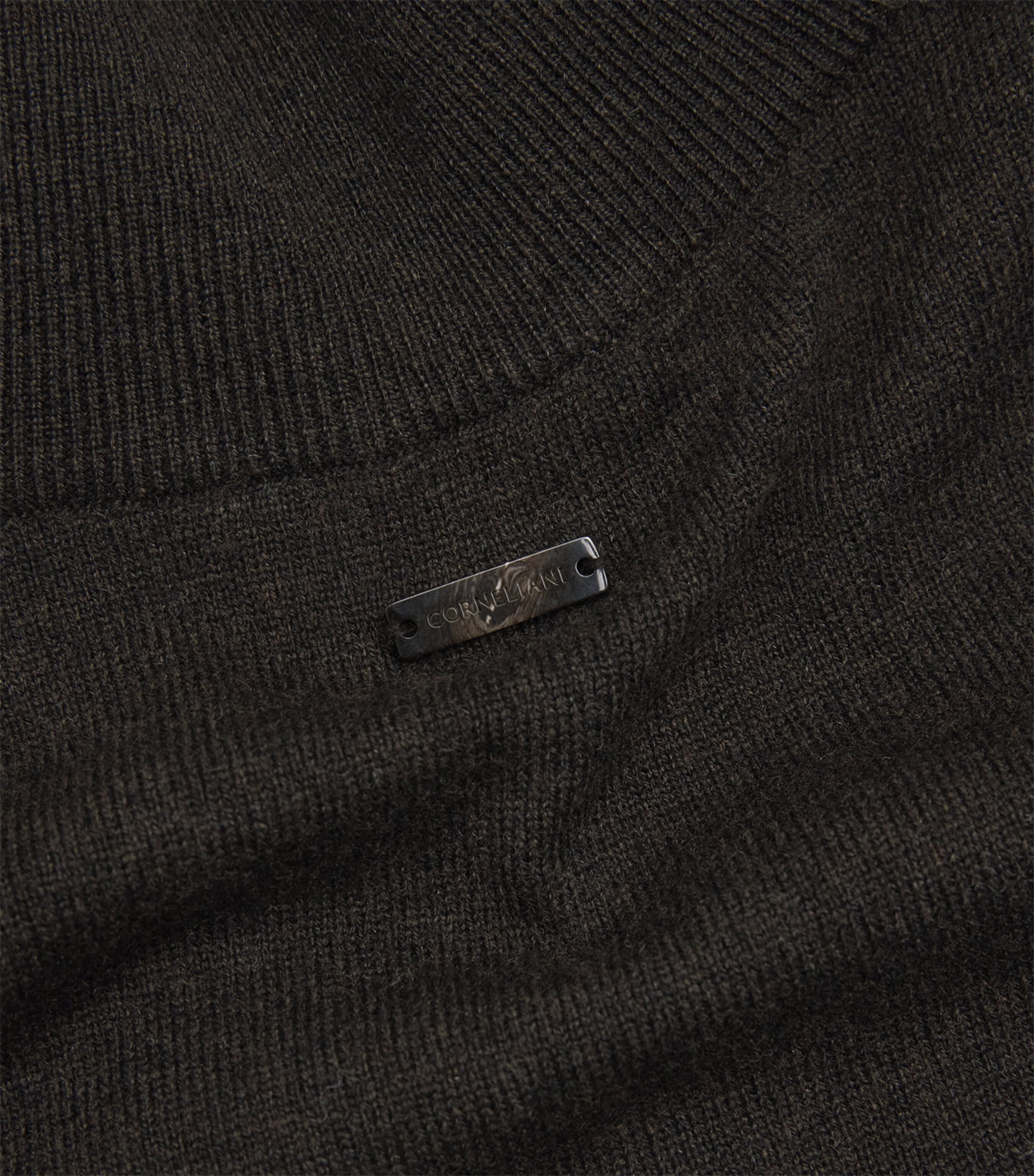 Virgin Wool-Cashmere Sweater 042 BROWN Image 5