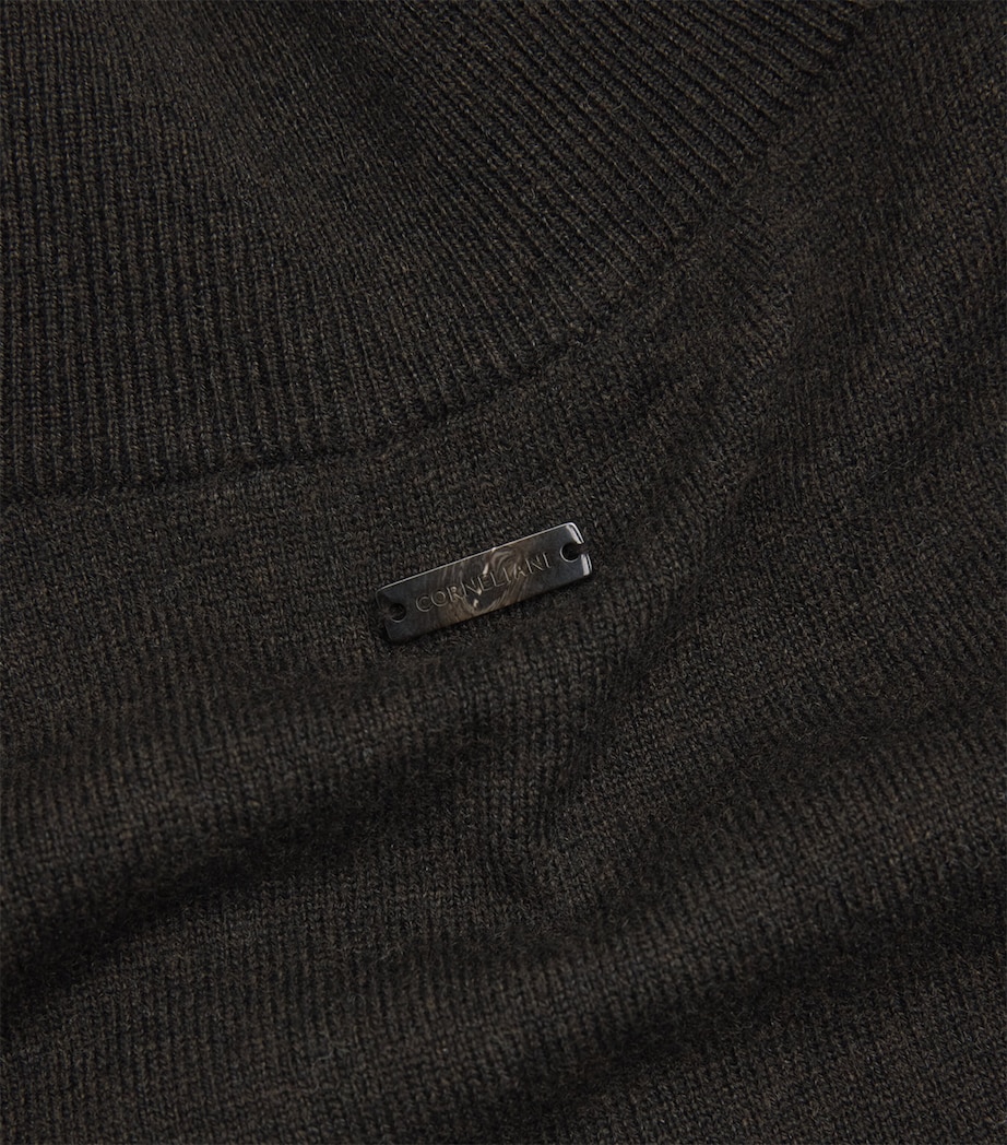 Virgin Wool-Cashmere Sweater 042 BROWN Image 5