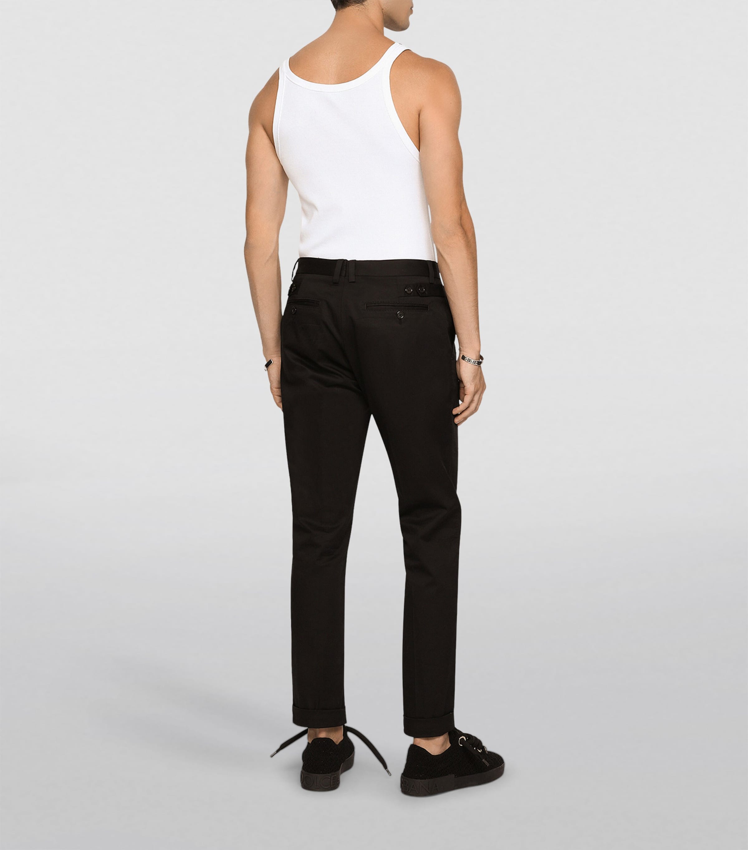 Cotton Tank Top W0800-OPTICAL WHITE Image 5