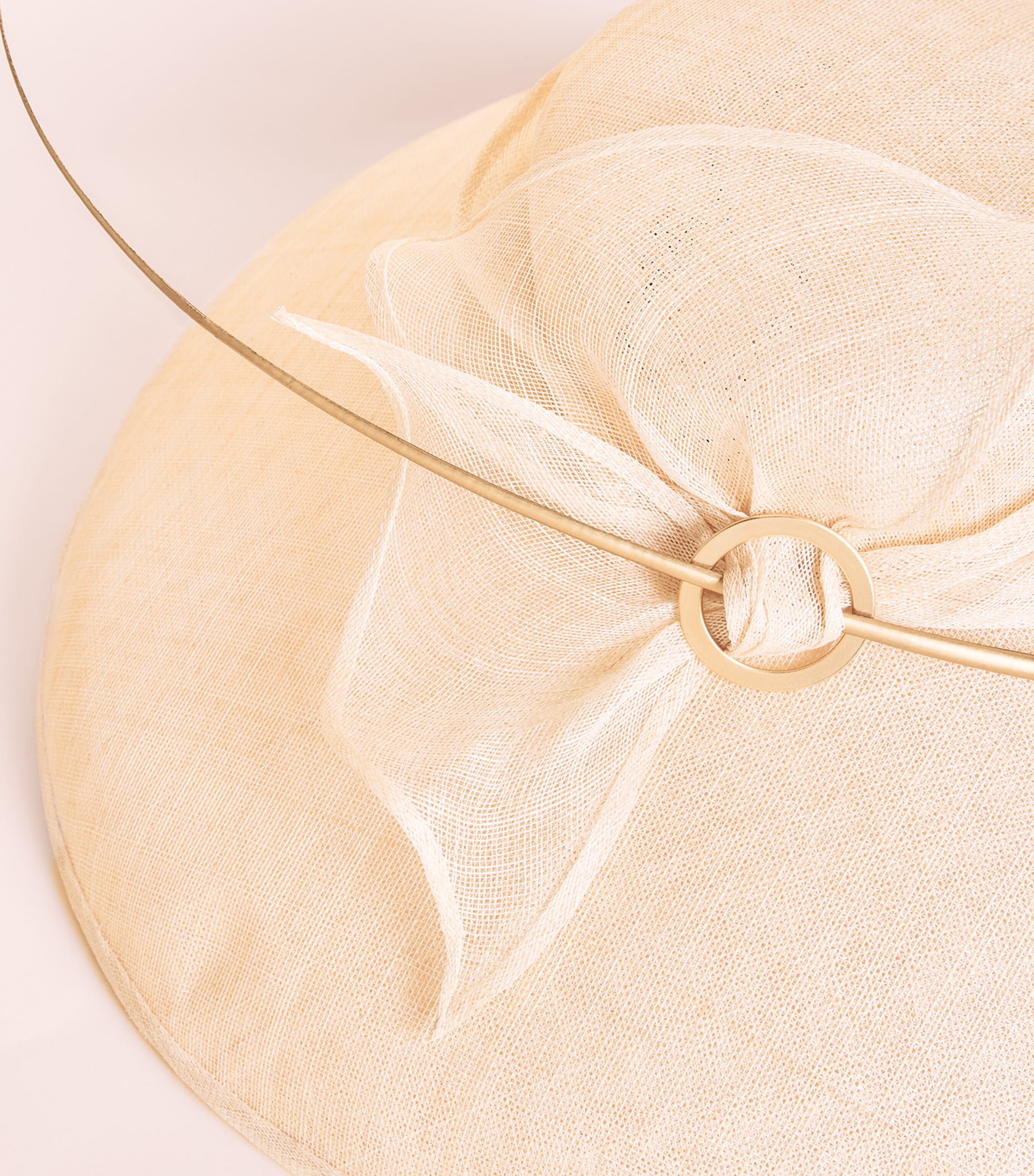 Rachel Trevor-Morgan Straw Ostrich-Quill Tiffany Hat Natural Image 5