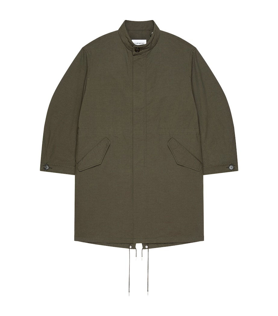 Oversized Longline Parka KHAKI Image 1