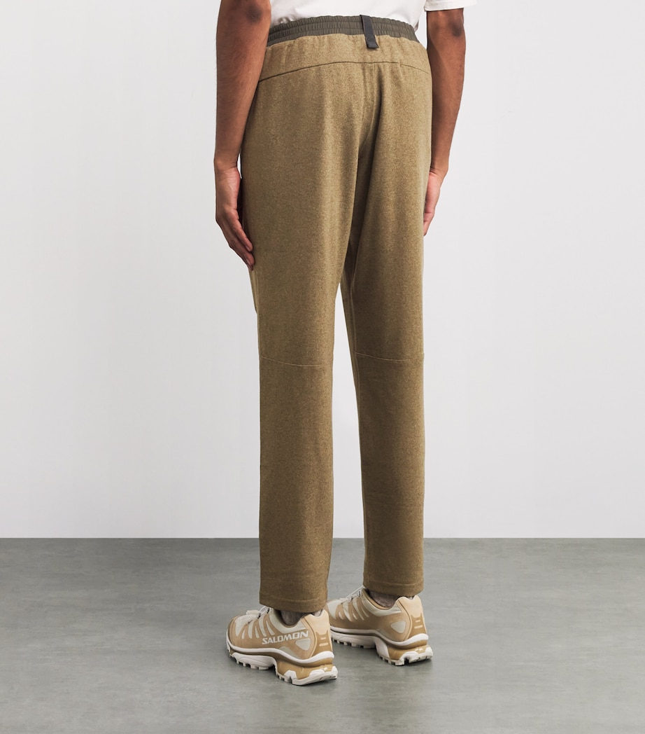 Wool-Cashmere Jersey Trousers BRONZE OLIVE Y51 Image 4