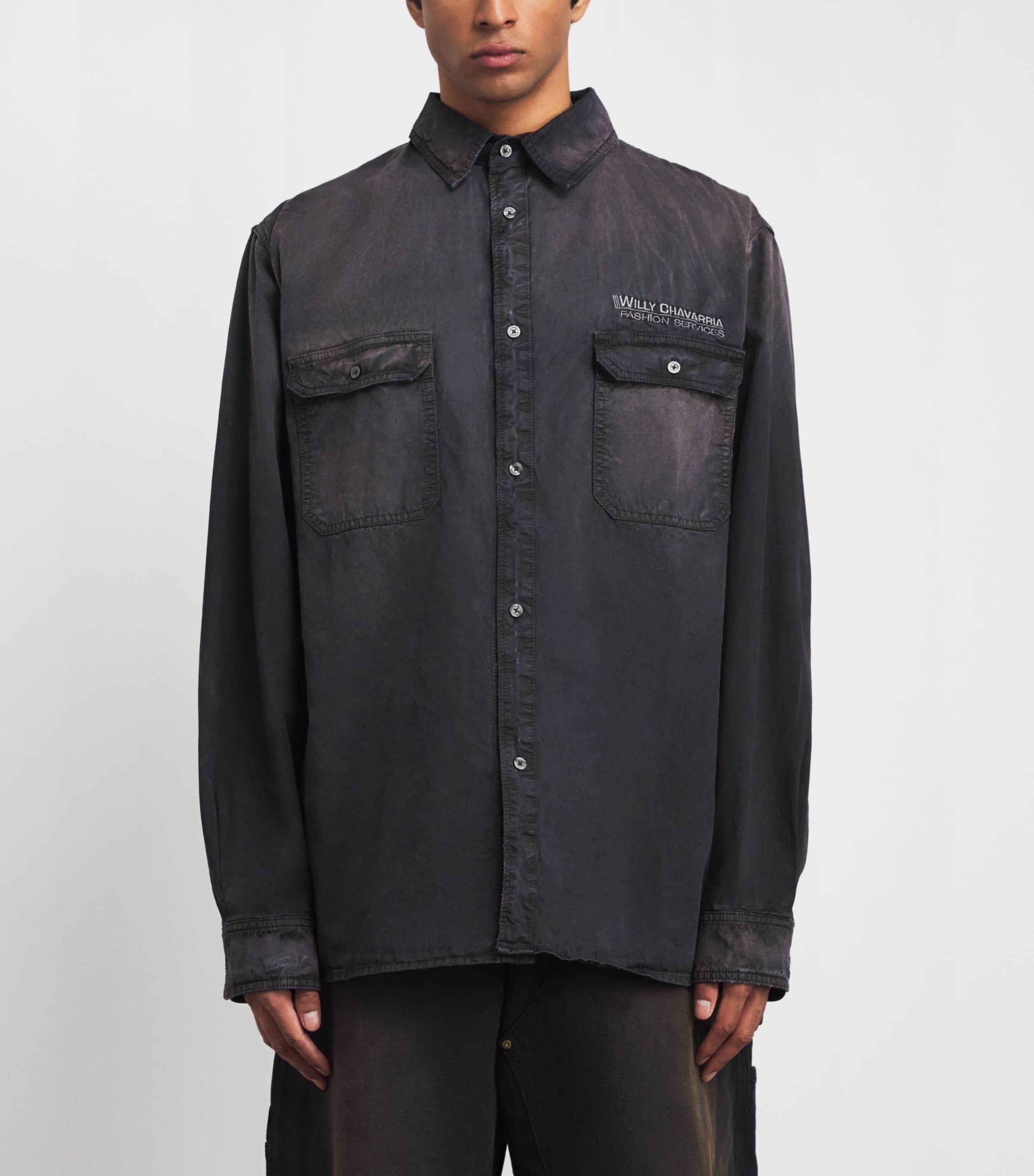 Denim Corcoran Shirt BLACK Image 3