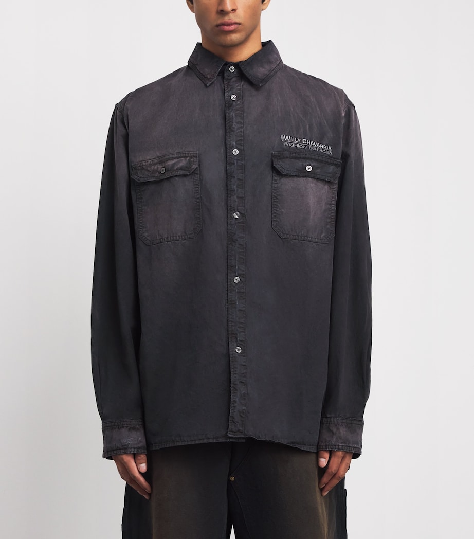 Denim Corcoran Shirt BLACK Image 3