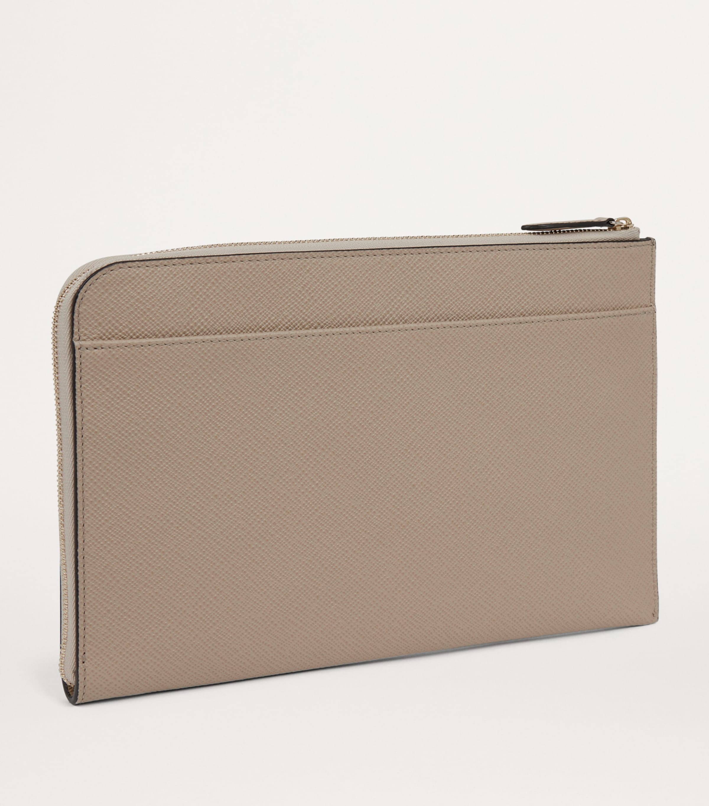 Panama Leather Slim Pouch SANDSTONE Image 3