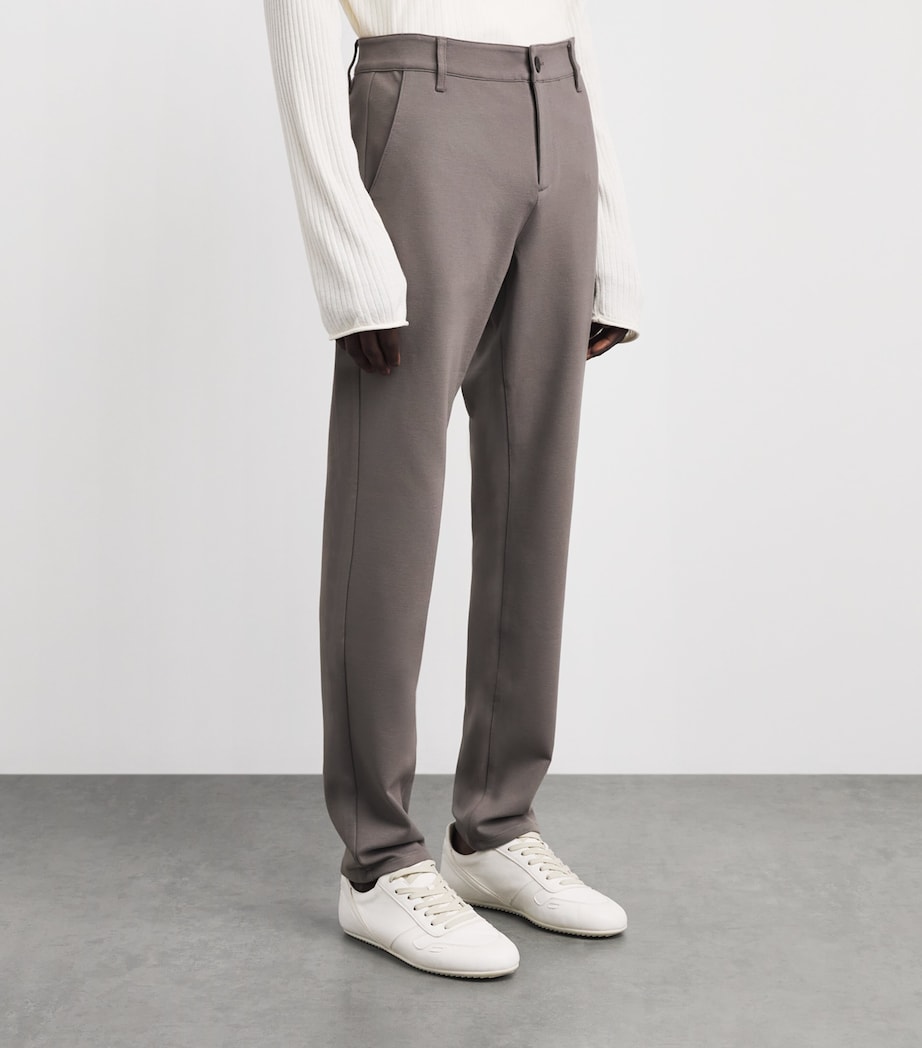 PAIGE Mens Stafford Trousers Dark Taupe Image 10