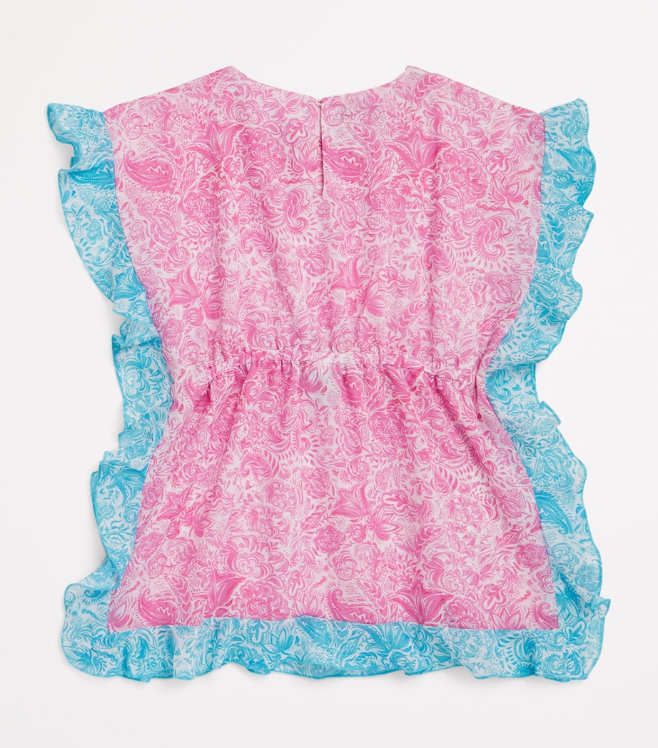 Paisley Print Ruffled Kaftan (2-12 Years) PAISLEY PINK Image 2