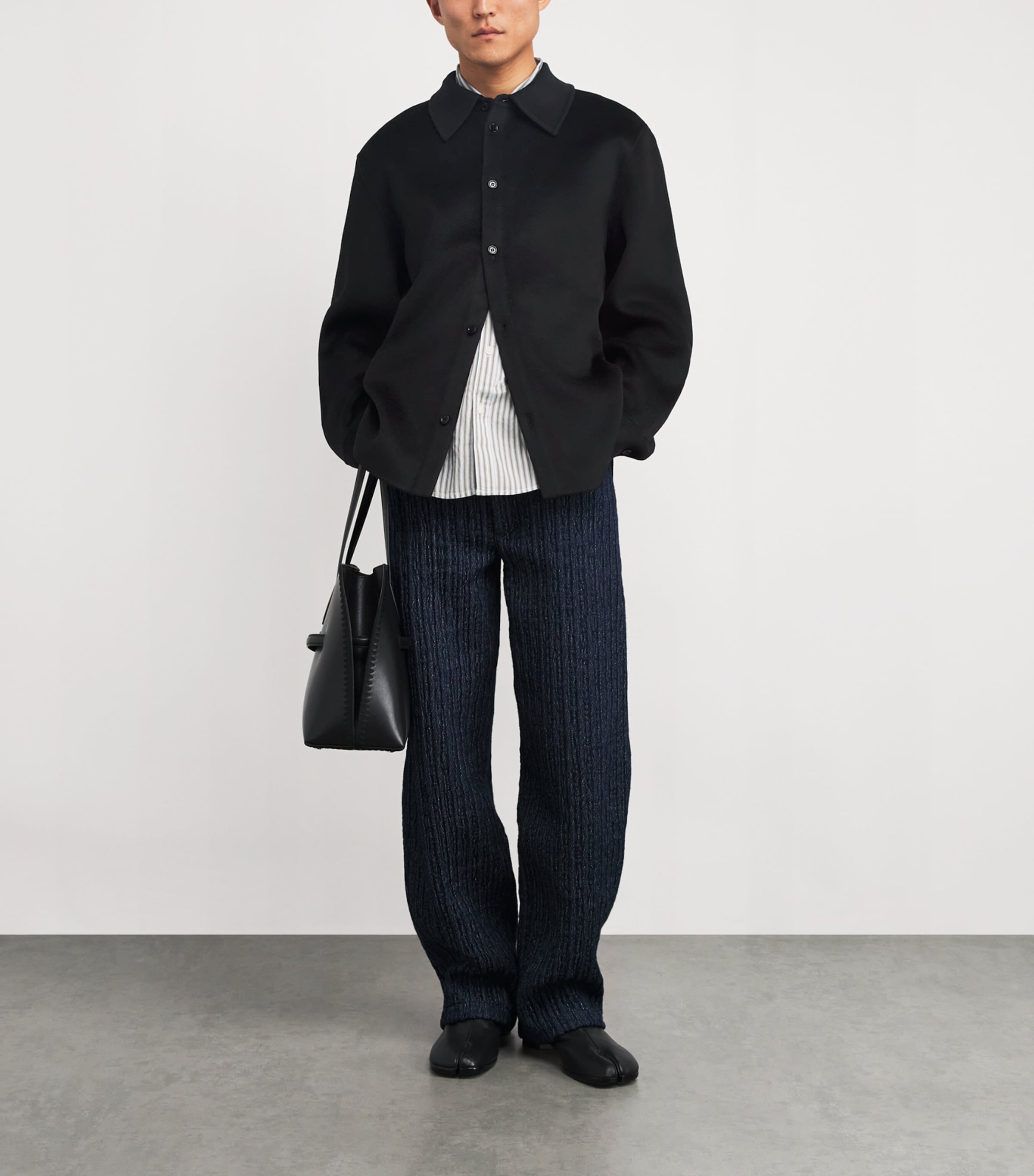 Wool-Cashmere Overshirt BLACK DOUBLÉ CASH Image 2