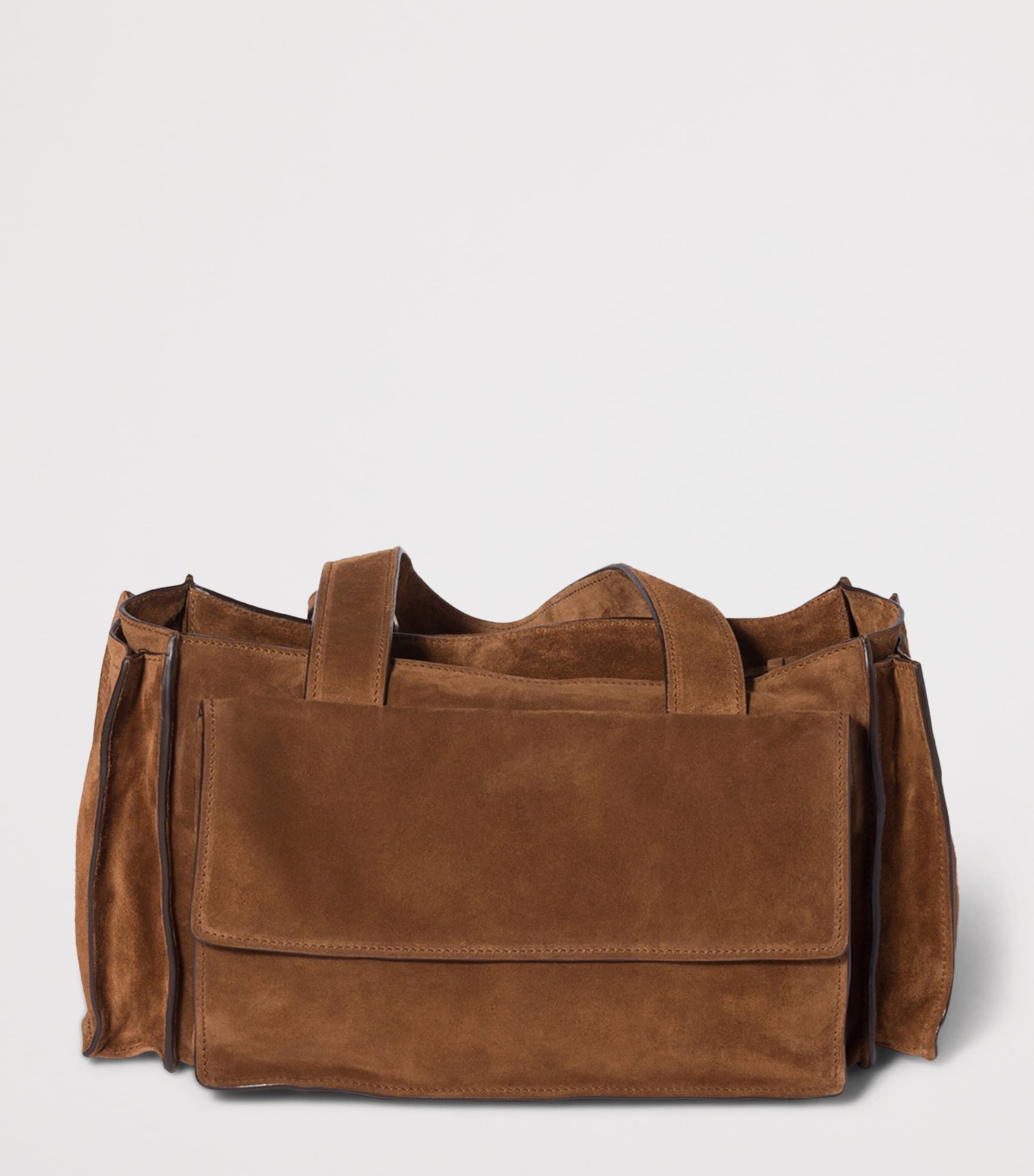 Suede Utilitaire Top-Handle Bag F0324 Image 3