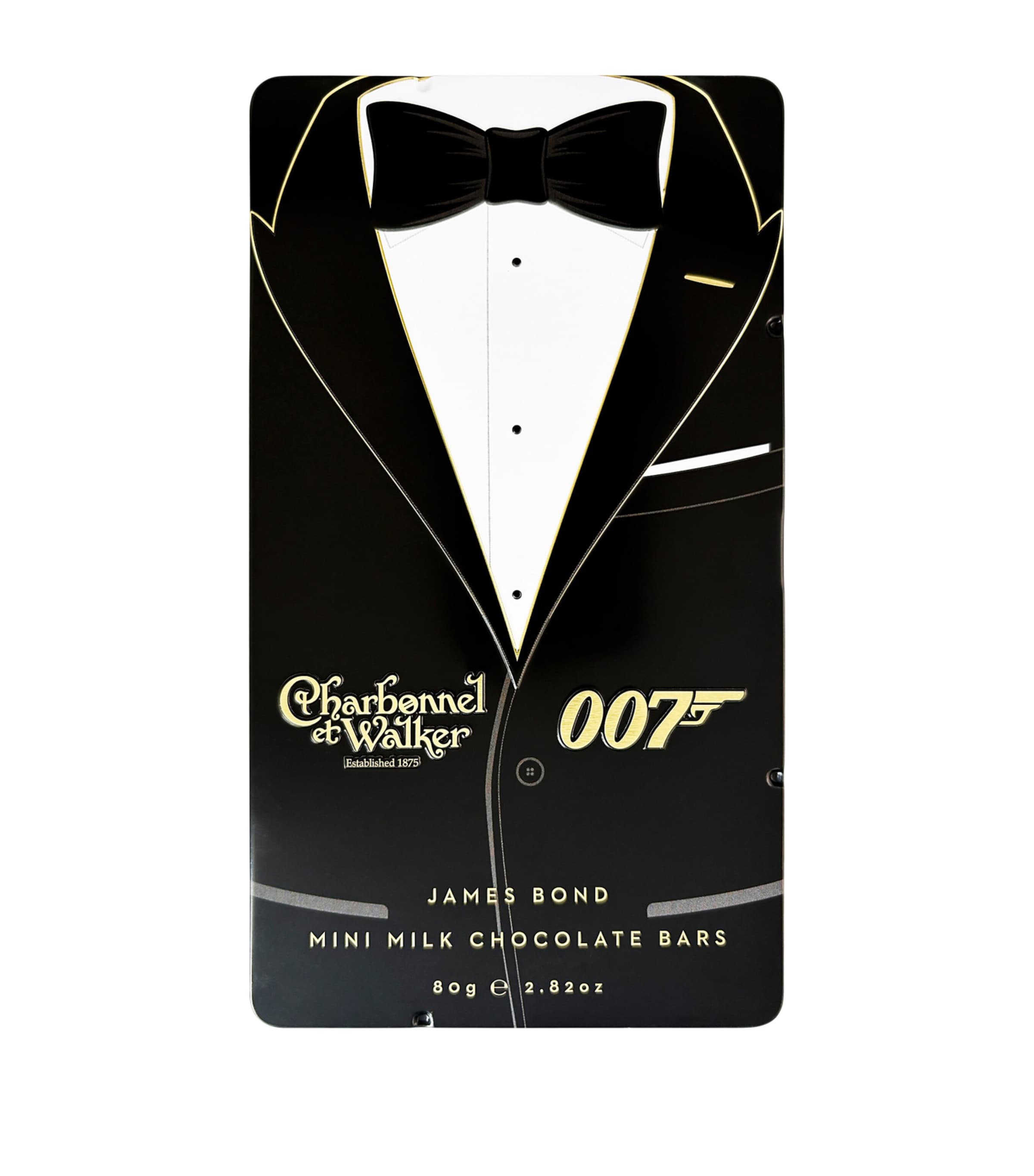 Charbonnel et Walker James Bond Mini Milk Chocolate Bars (80g) Image 2
