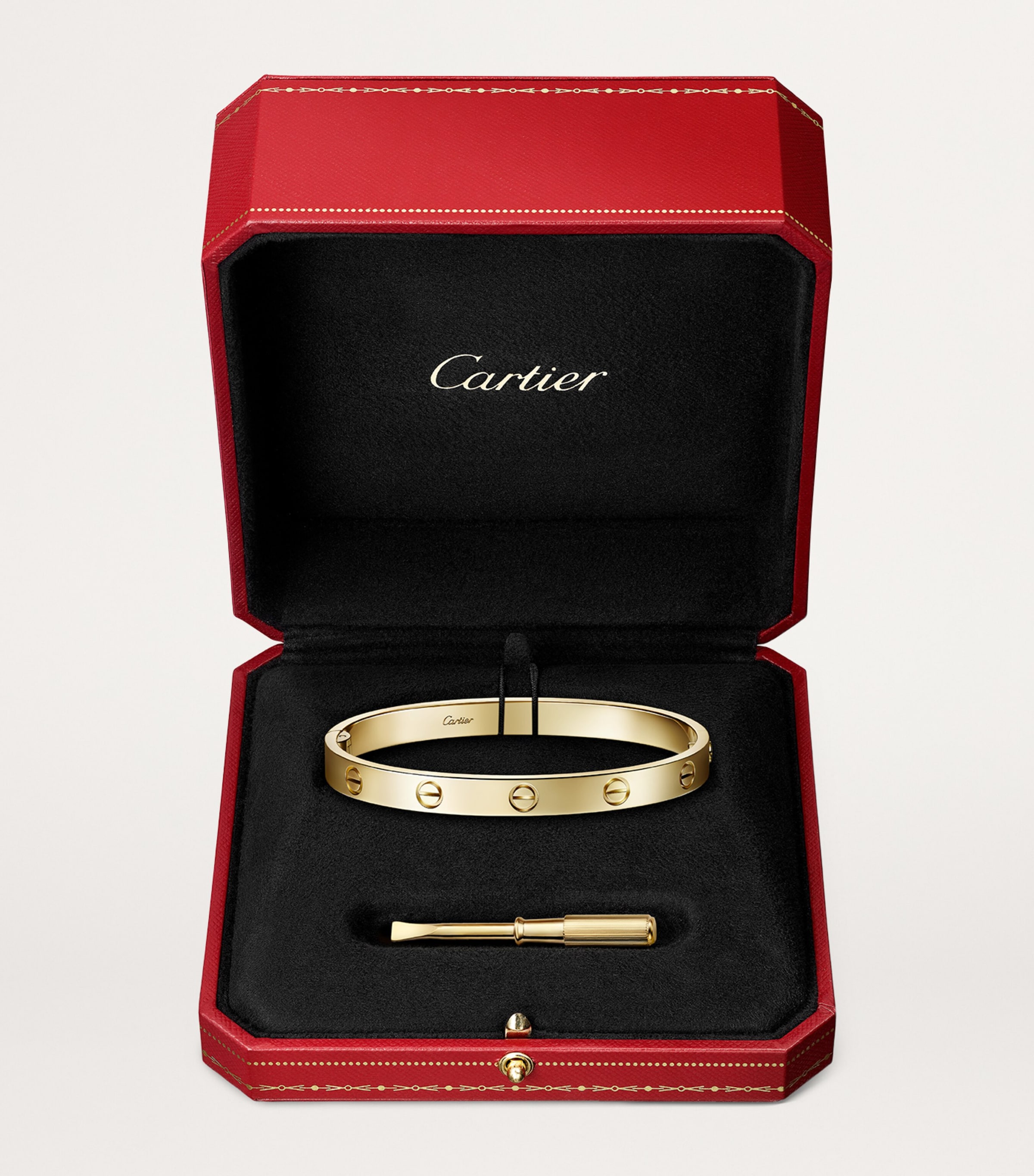 LOVE Classic Yellow Gold Bracelet - Single-Screw Closure YELLOW GOLD Image 3