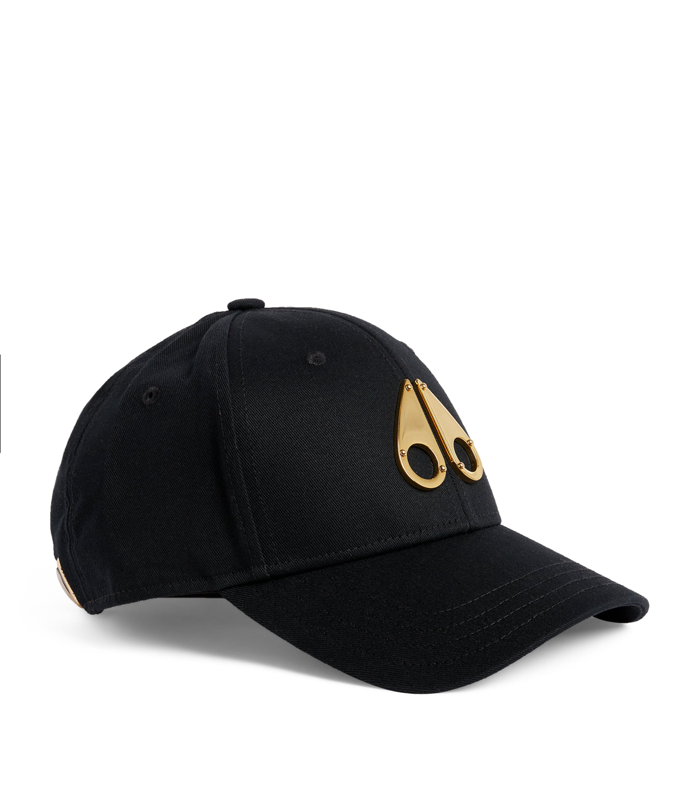 Icon Logo Baseball Cap BLK W/GOLD LOGO-285 Image 3