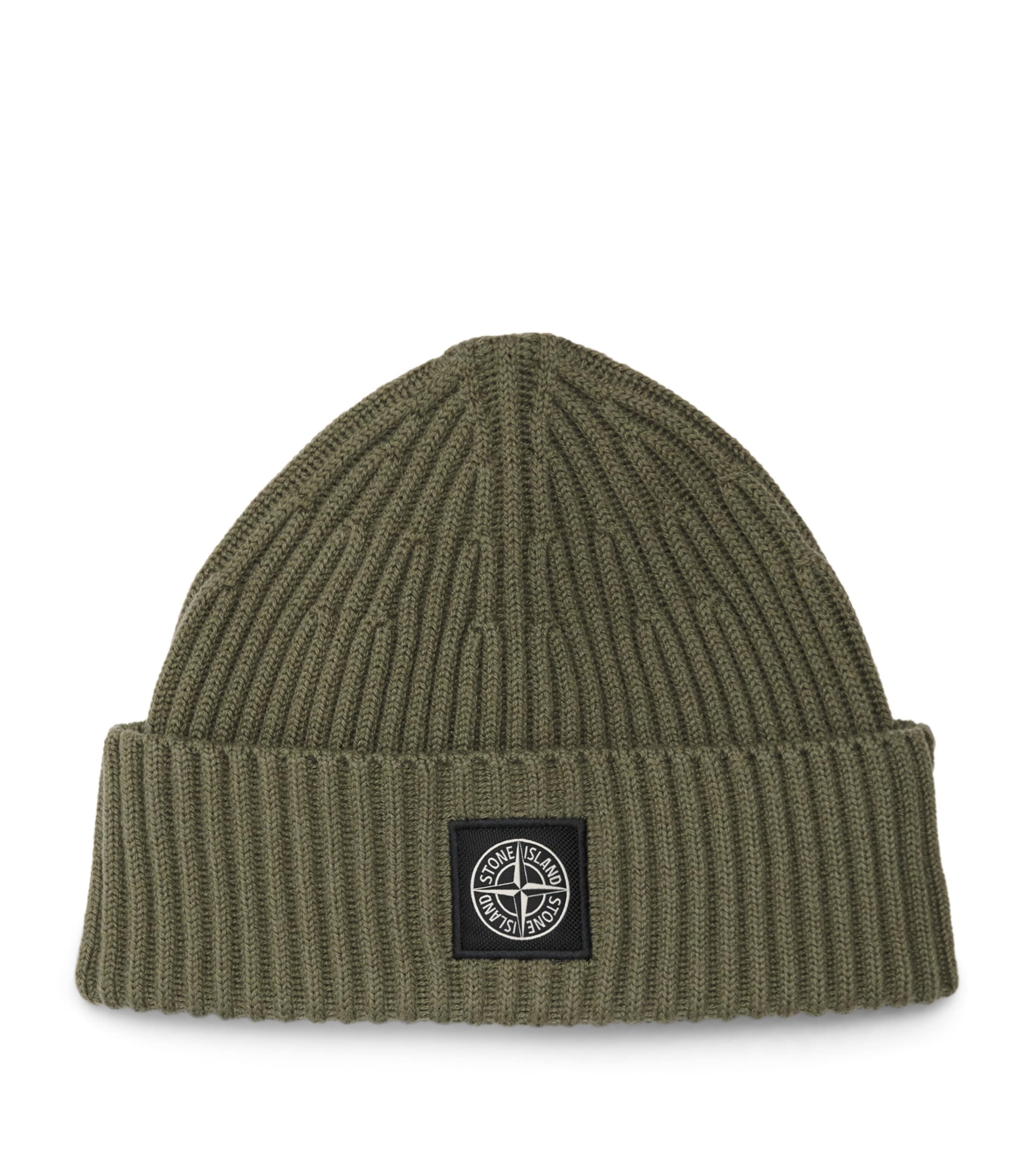 Stone Island RWS Wool Compass Beanie Image 1
