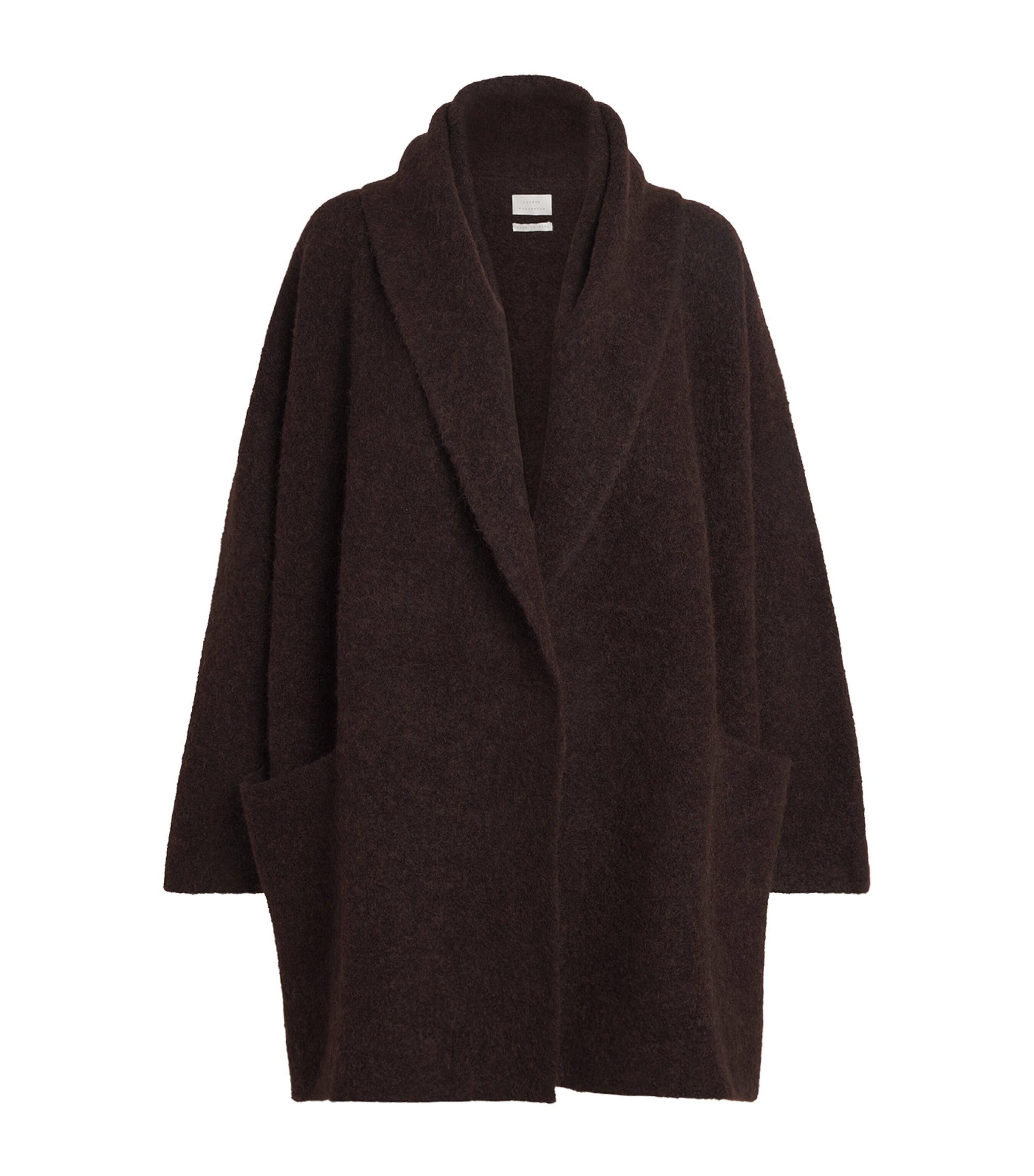 Lauren Manoogian Wool-blend Double-faced Coat In Burgundy