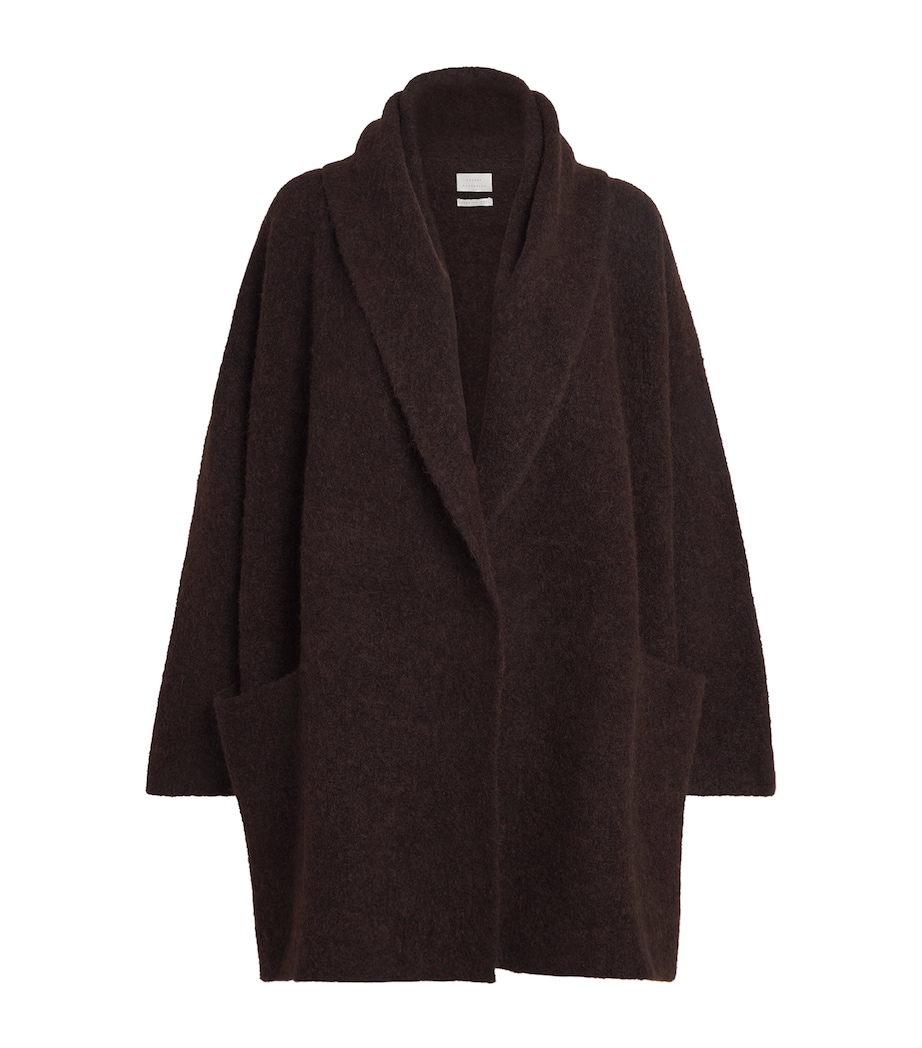 Wool-Blend Double-Faced Coat M12 MERLOT Image 1