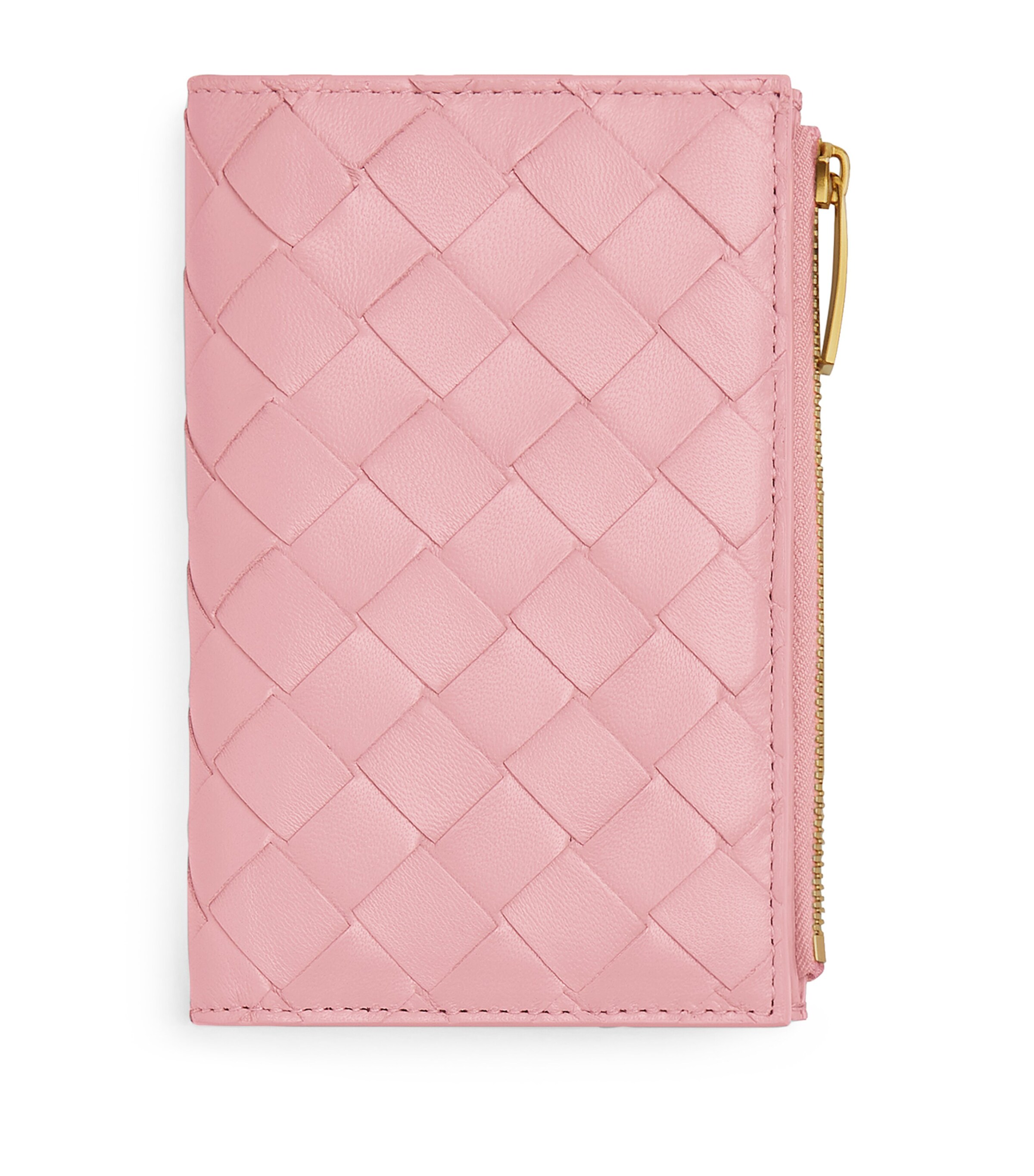 Bottega Veneta Leather Intrecciato Card Holder Image 1